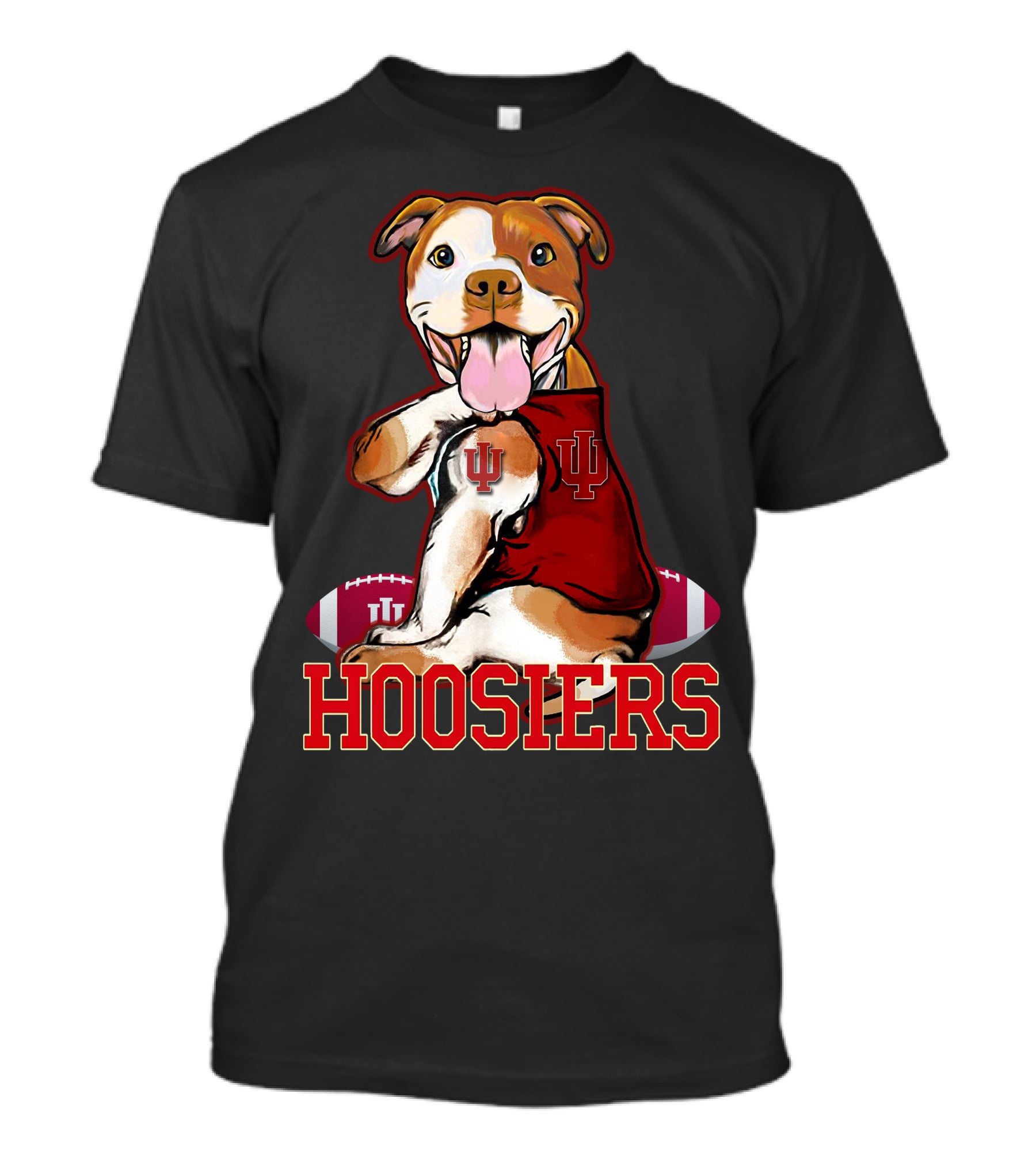 Indiana Hoosiers Pittbull IU Football T-Shirt