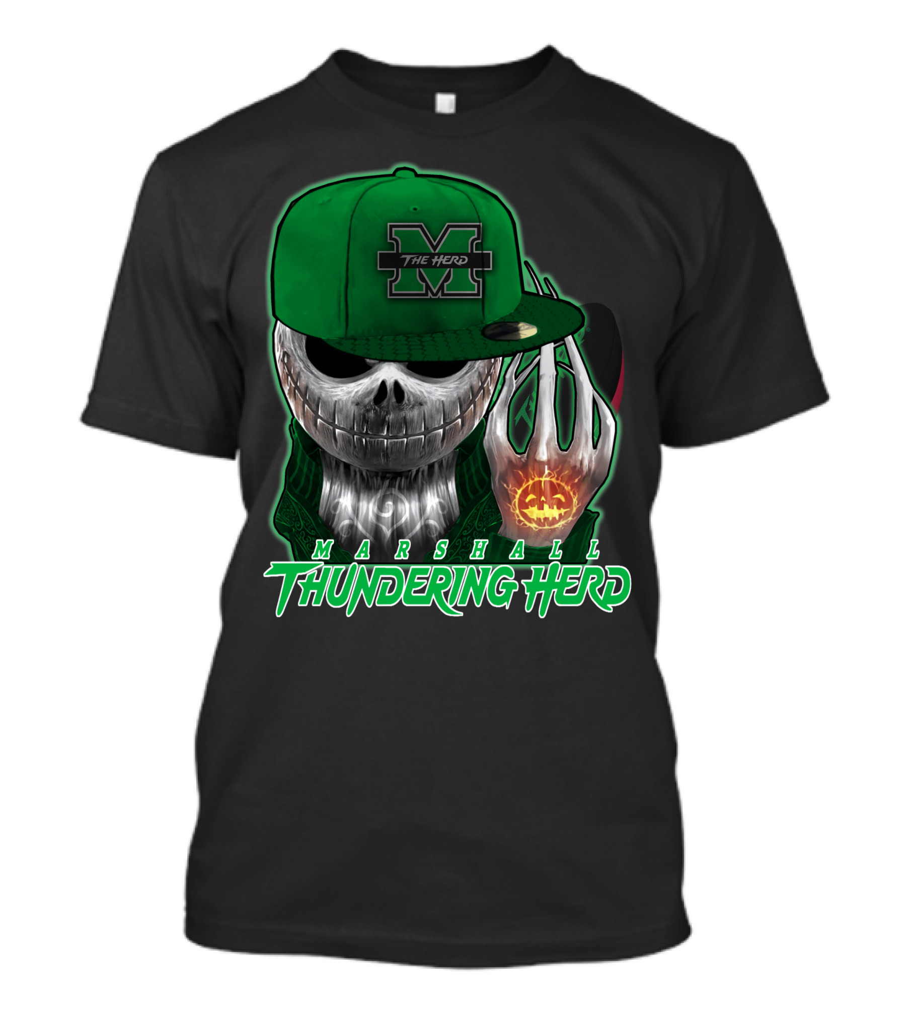 Marshall Thundering Herd Jackskull The Herd T-Shirt