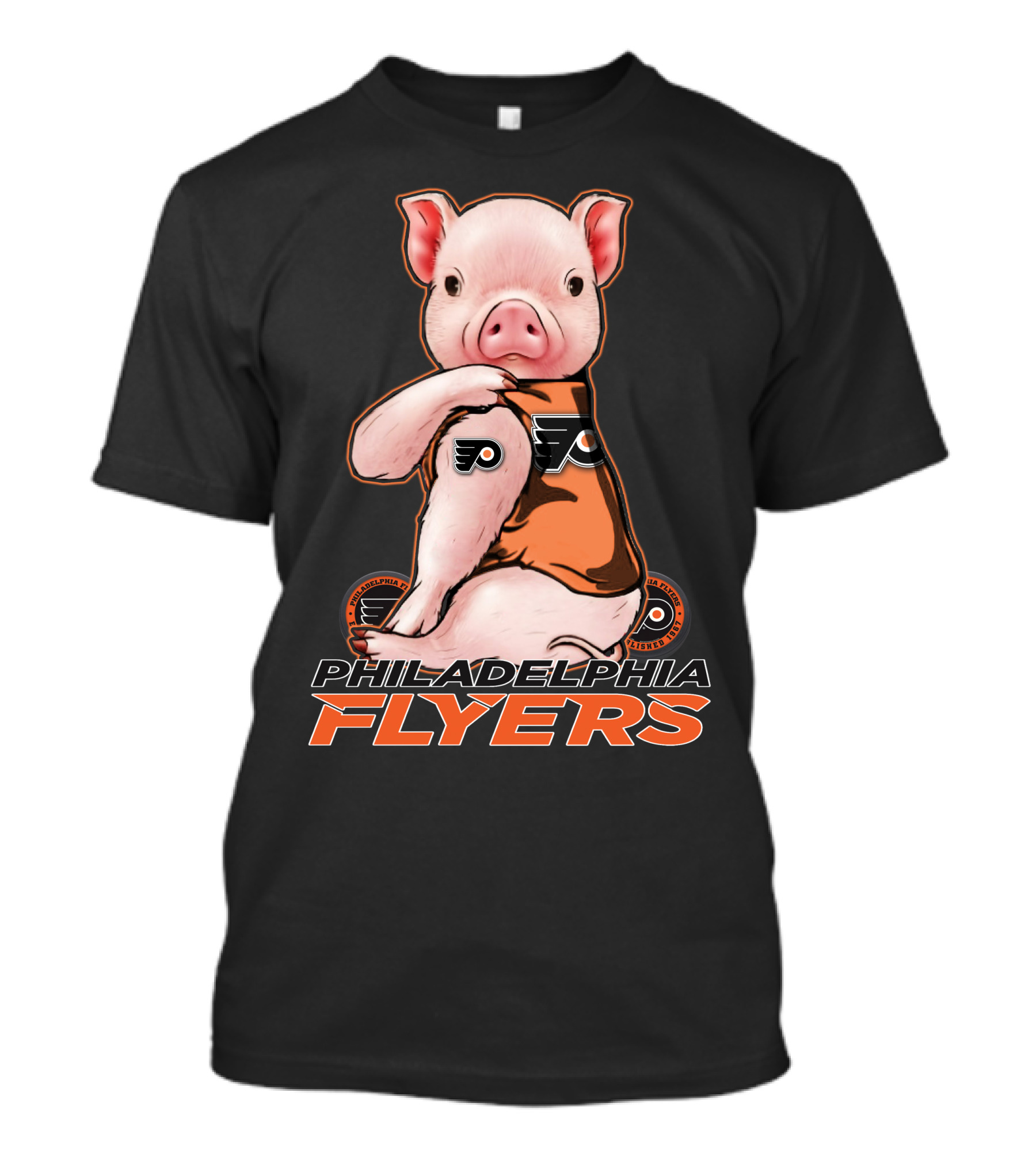 Philadelphia Flyers Pig Mascot T-Shirt