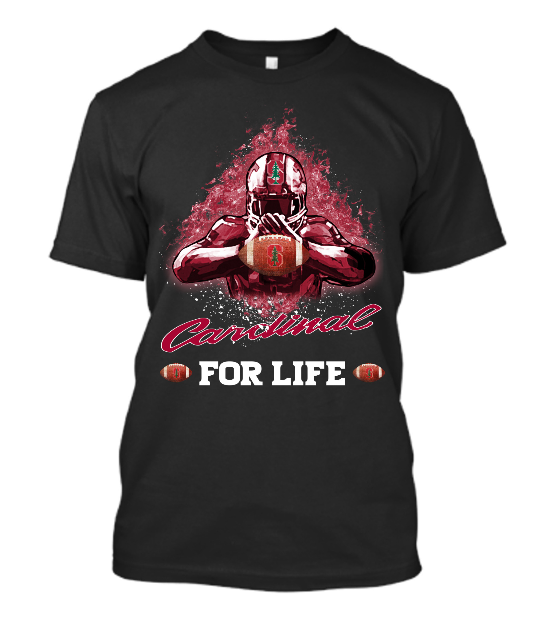 Cardinal For Life Stanford Football Energy And Passion T-Shirt