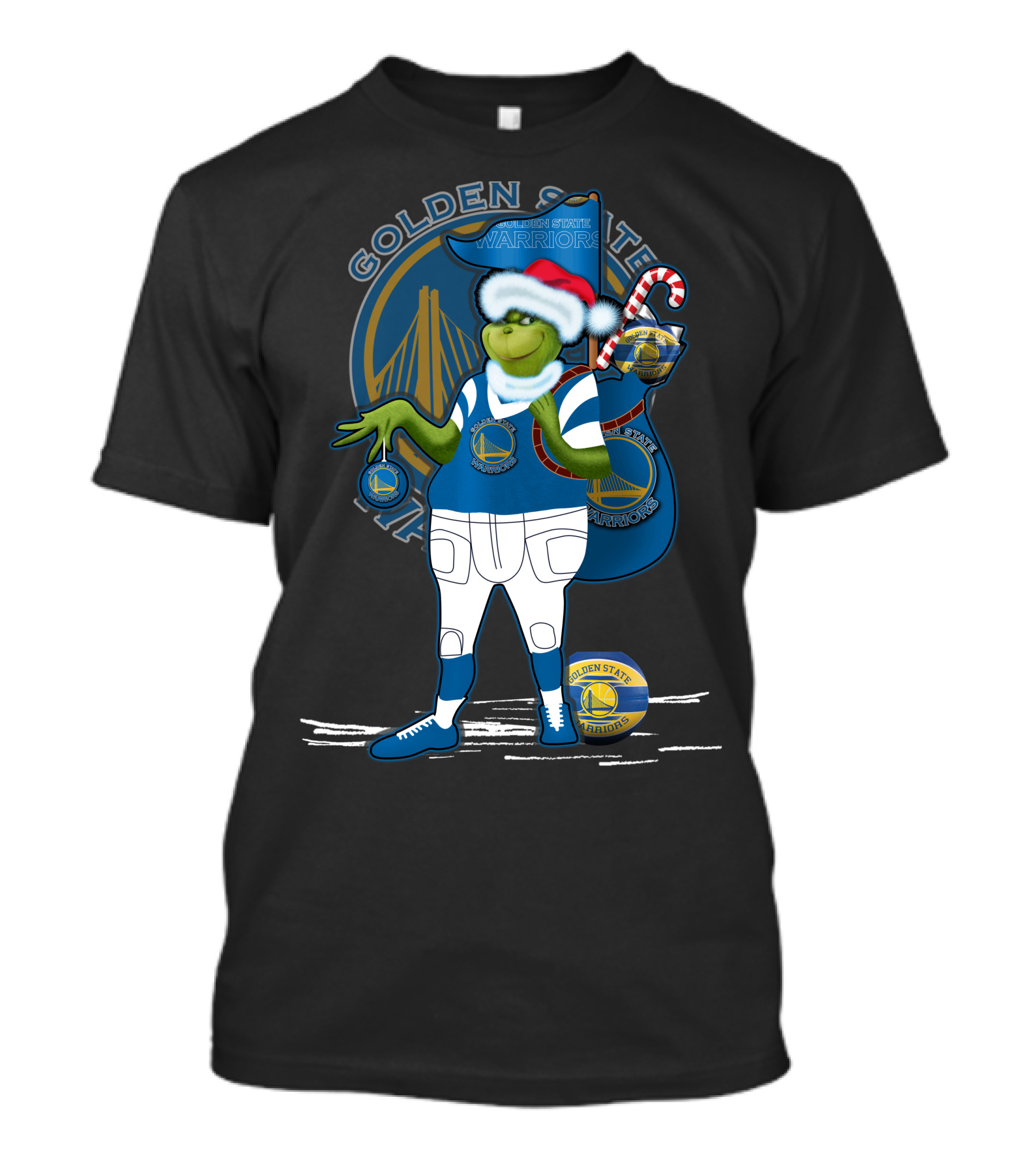 Golden State Warriors Grinch Christmas Special Edition T-Shirt