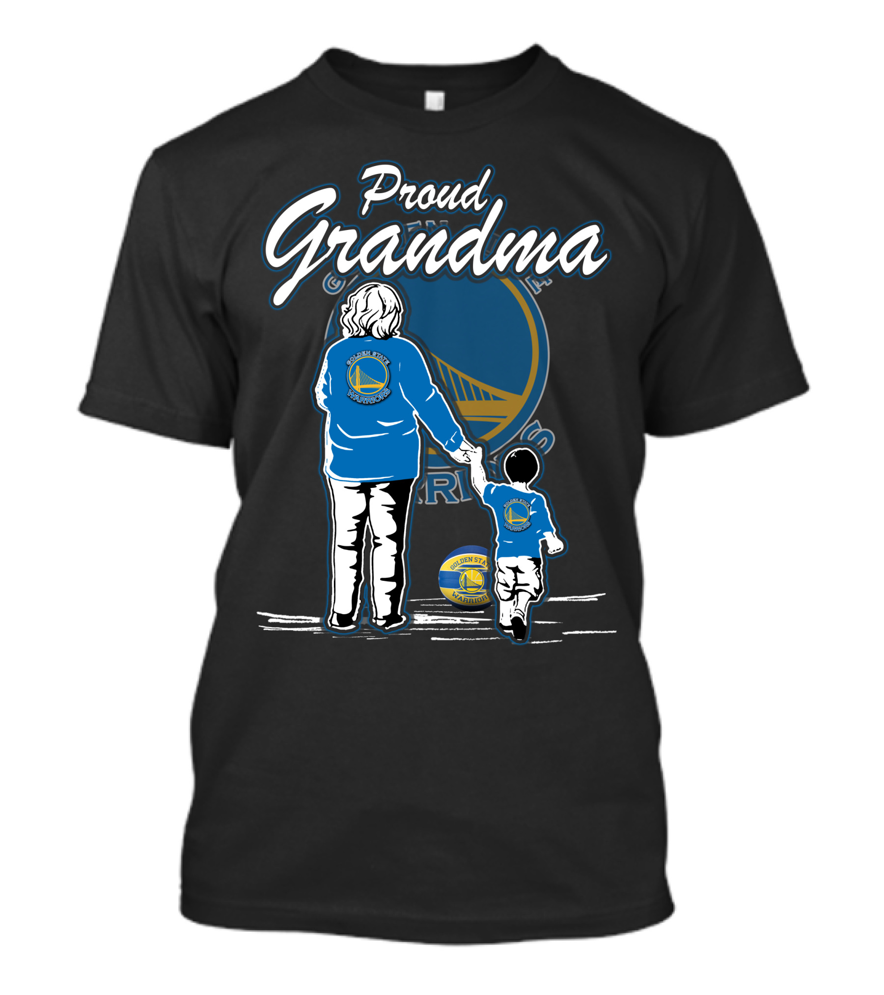 Proud Grandma Golden State Warriors Family Bond T-Shirt