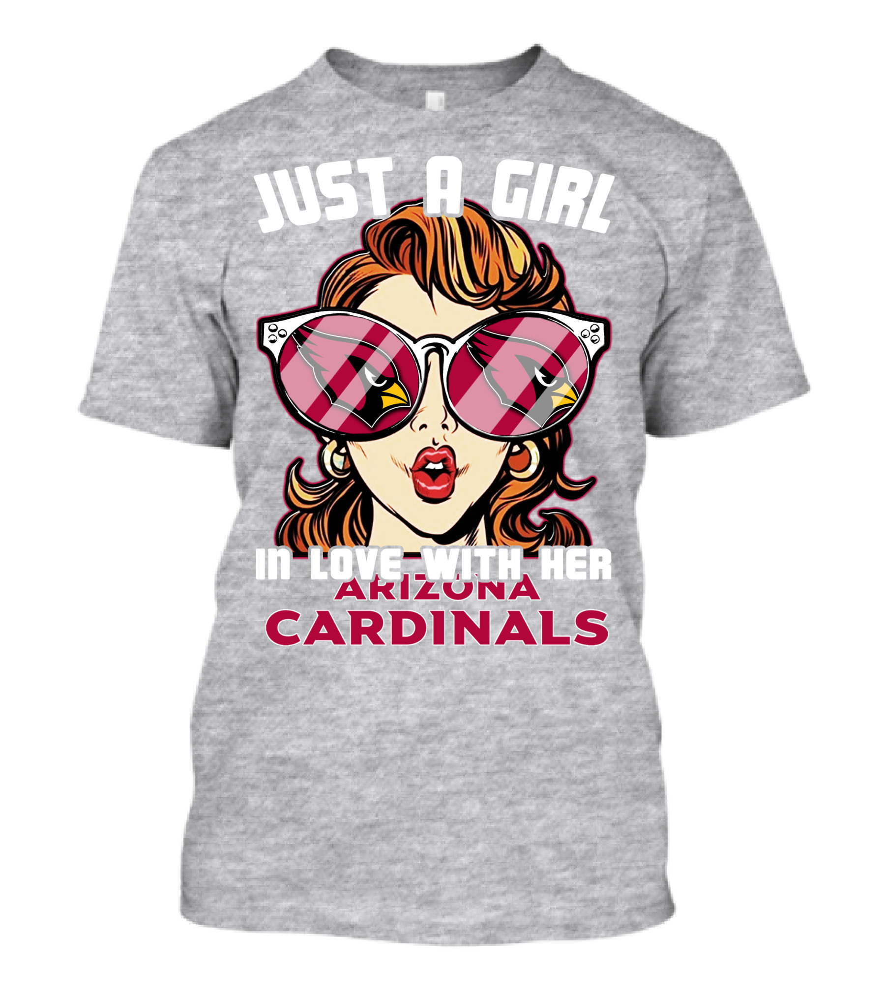 Just A Girl In Love With Her Arizona Cardinals T-Shirt