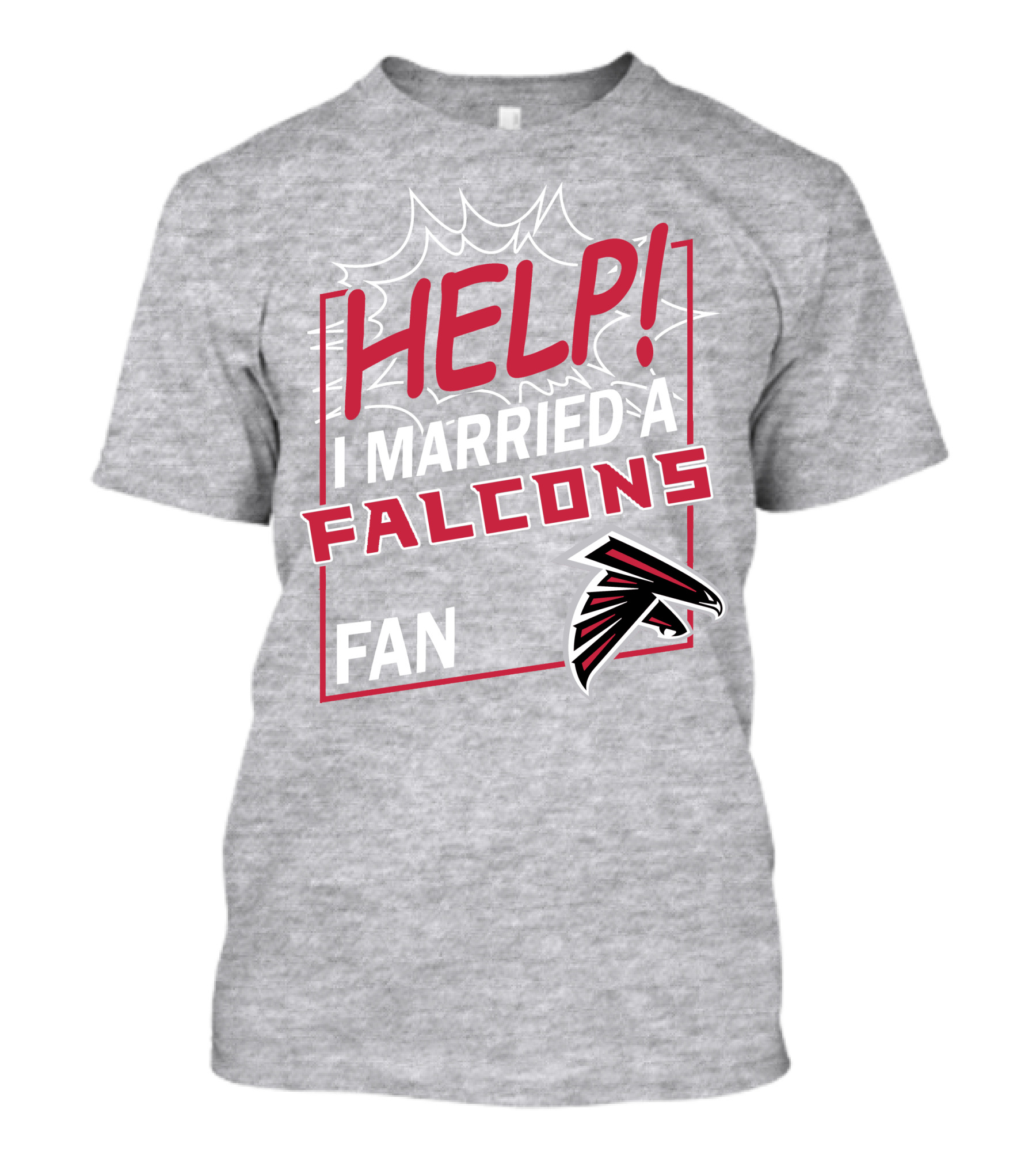 Help I Married A Falcons Fan T-Shirt