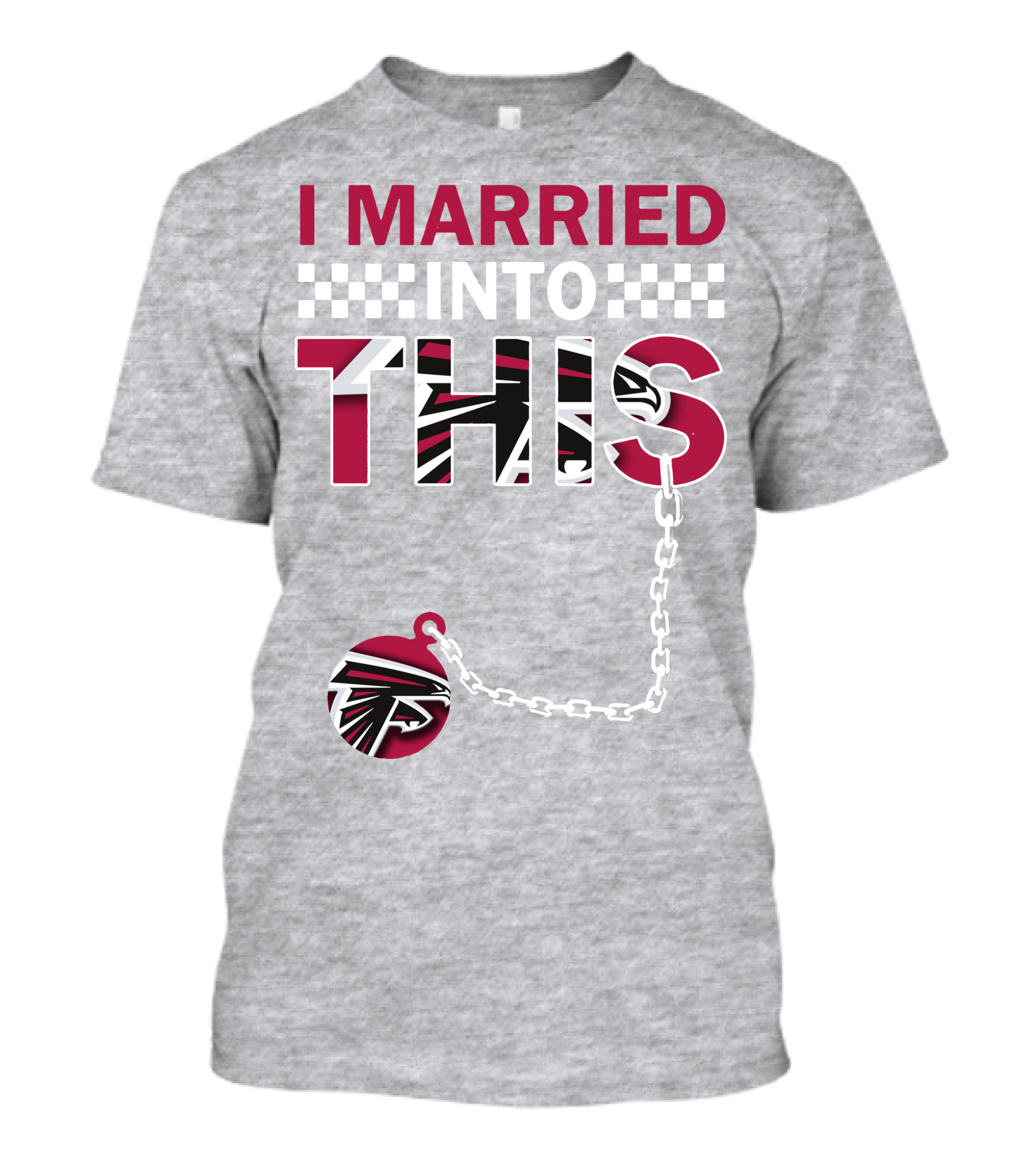 I Married Into This Atlanta Falcons T-Shirt