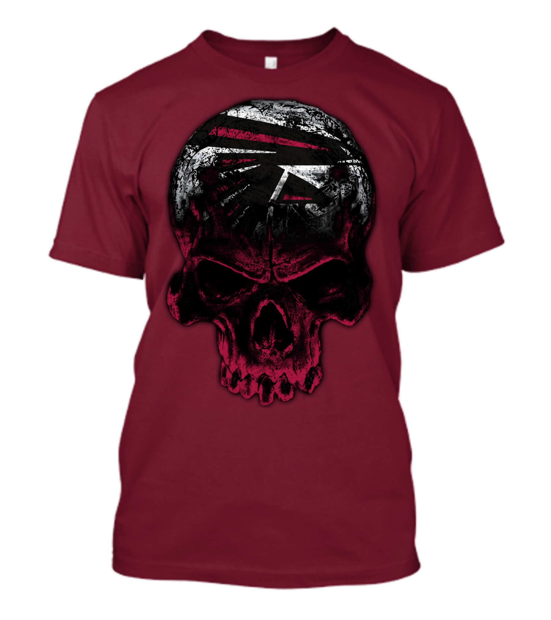 Atlanta Falcons Skull Emblem 67 T-Shirt