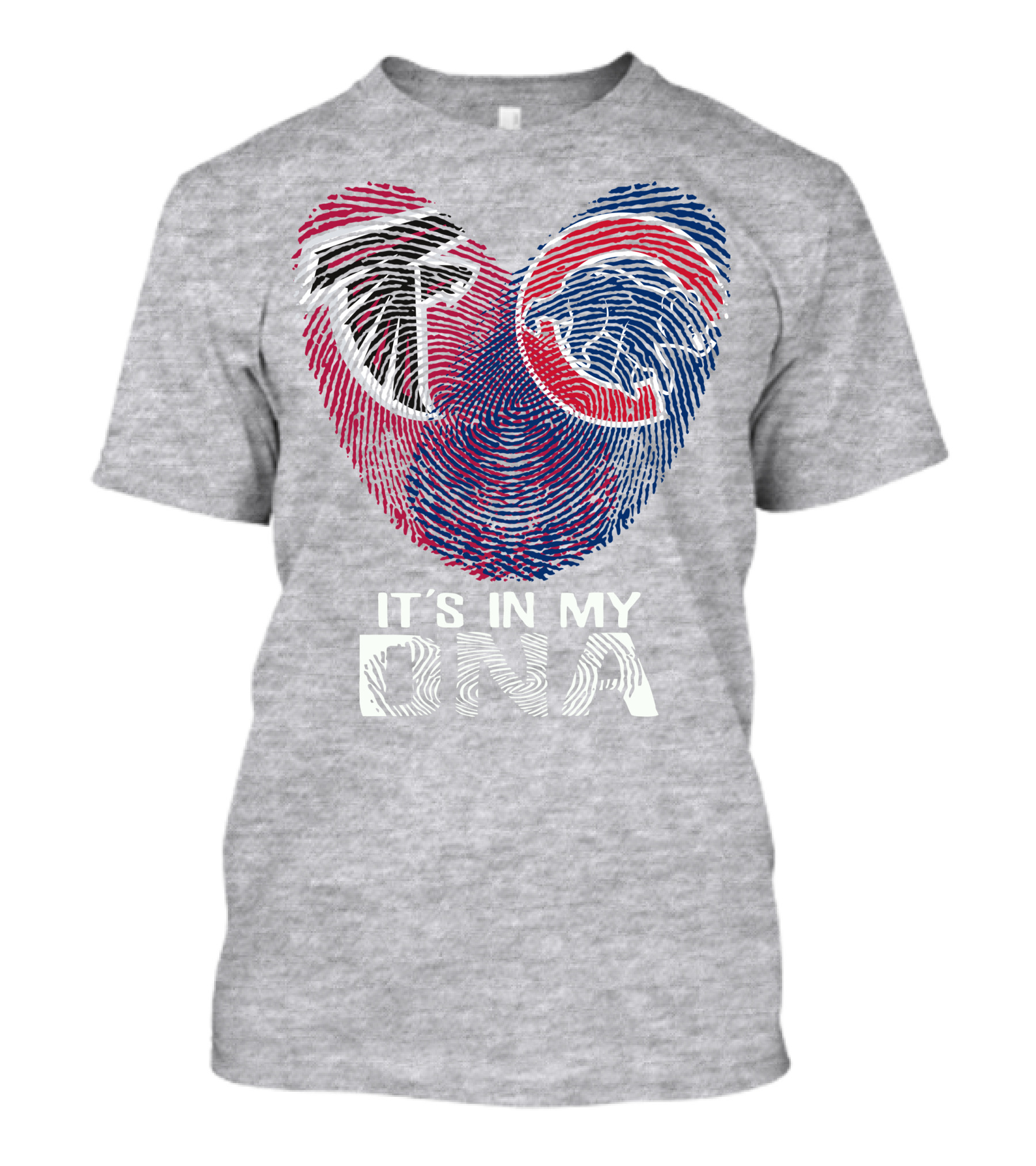 Atlanta Falcons Chicago Cubs It's In My Dna T-Shirt