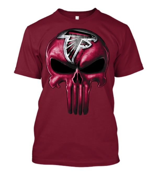 Atlanta Falcons Skull T-Shirt