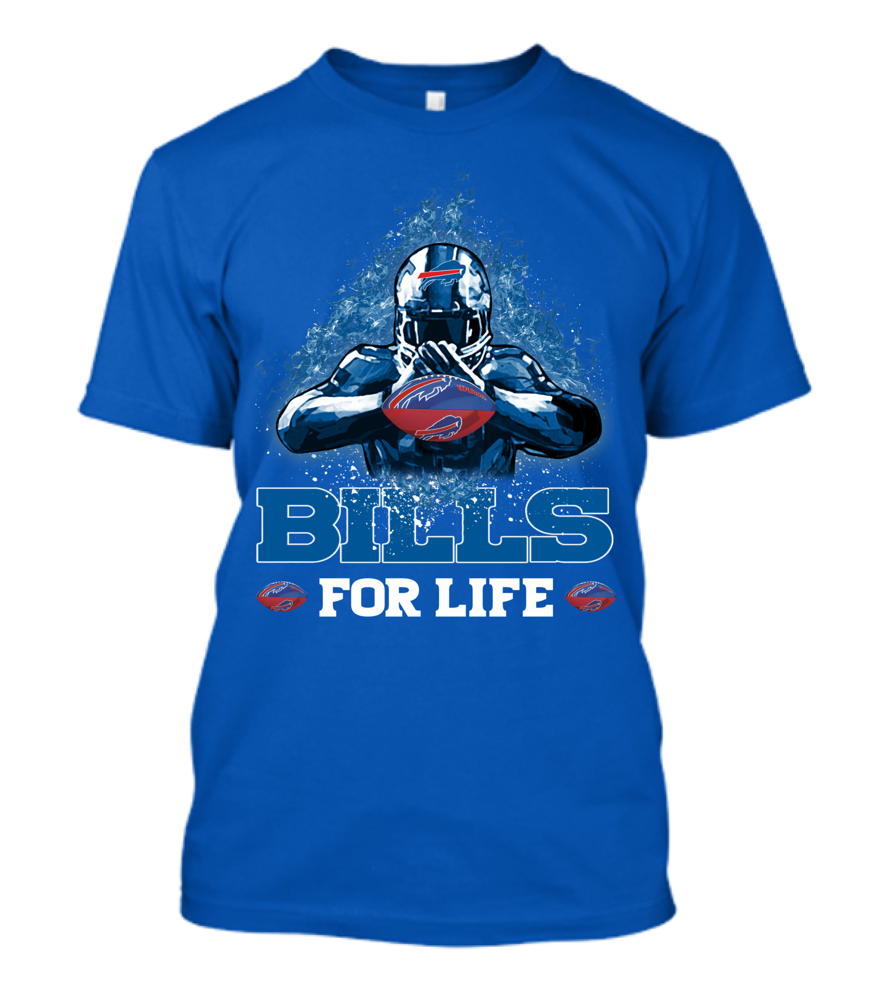Bills For Life Buffalo Bills Fan Spirit T-Shirt