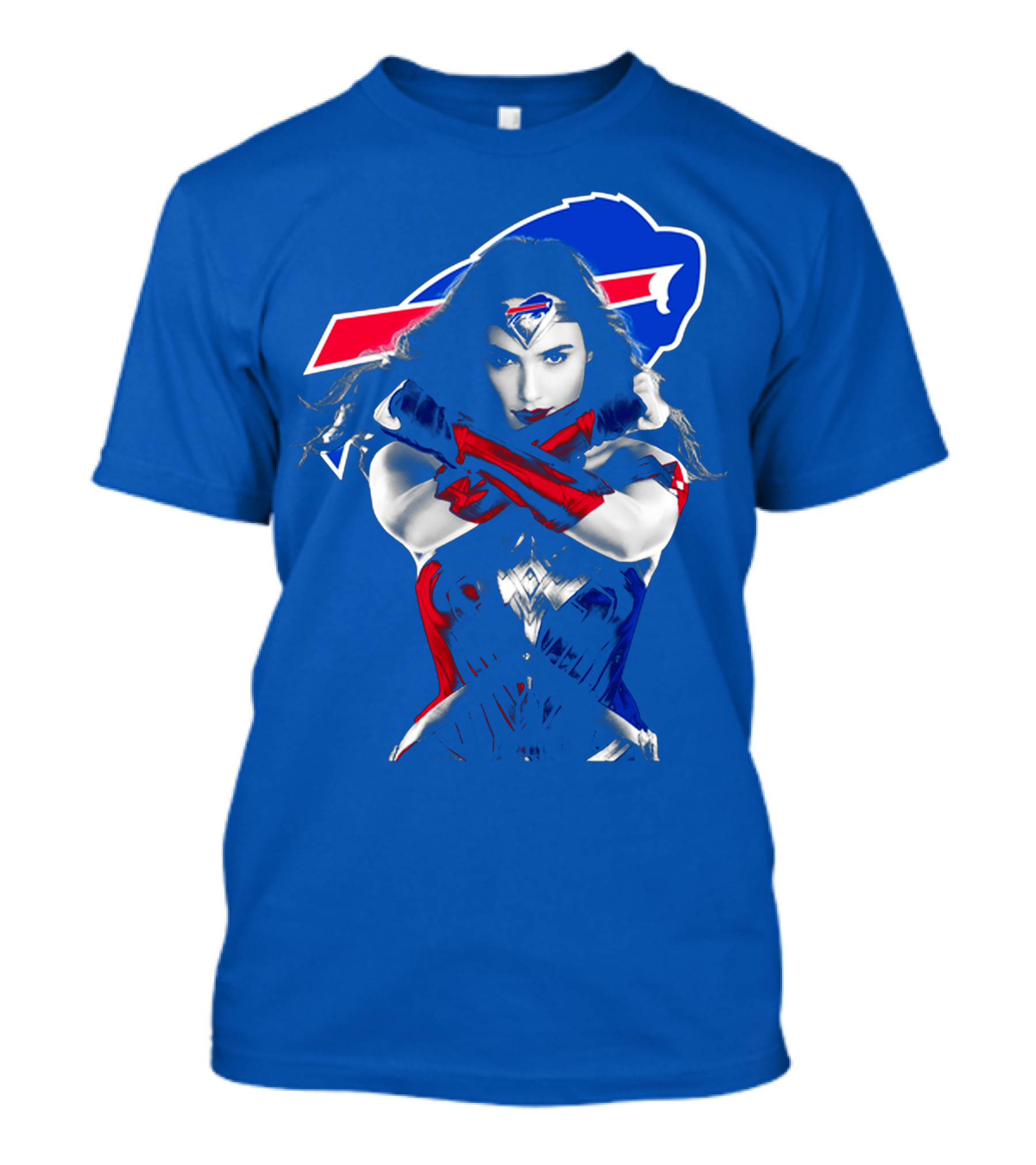 Buffalo Bills Wonder Woman Crossover T-Shirt