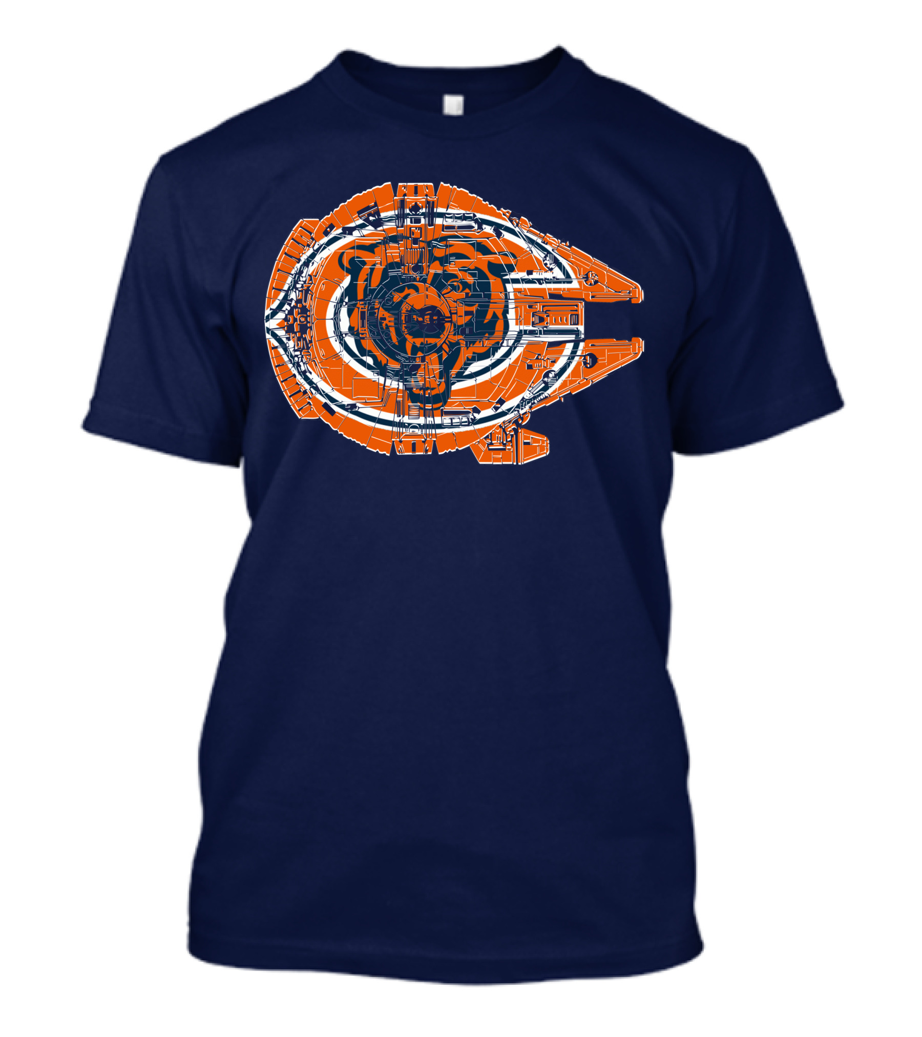 Chicago Bears Millennium Falcon Crossover T-Shirt