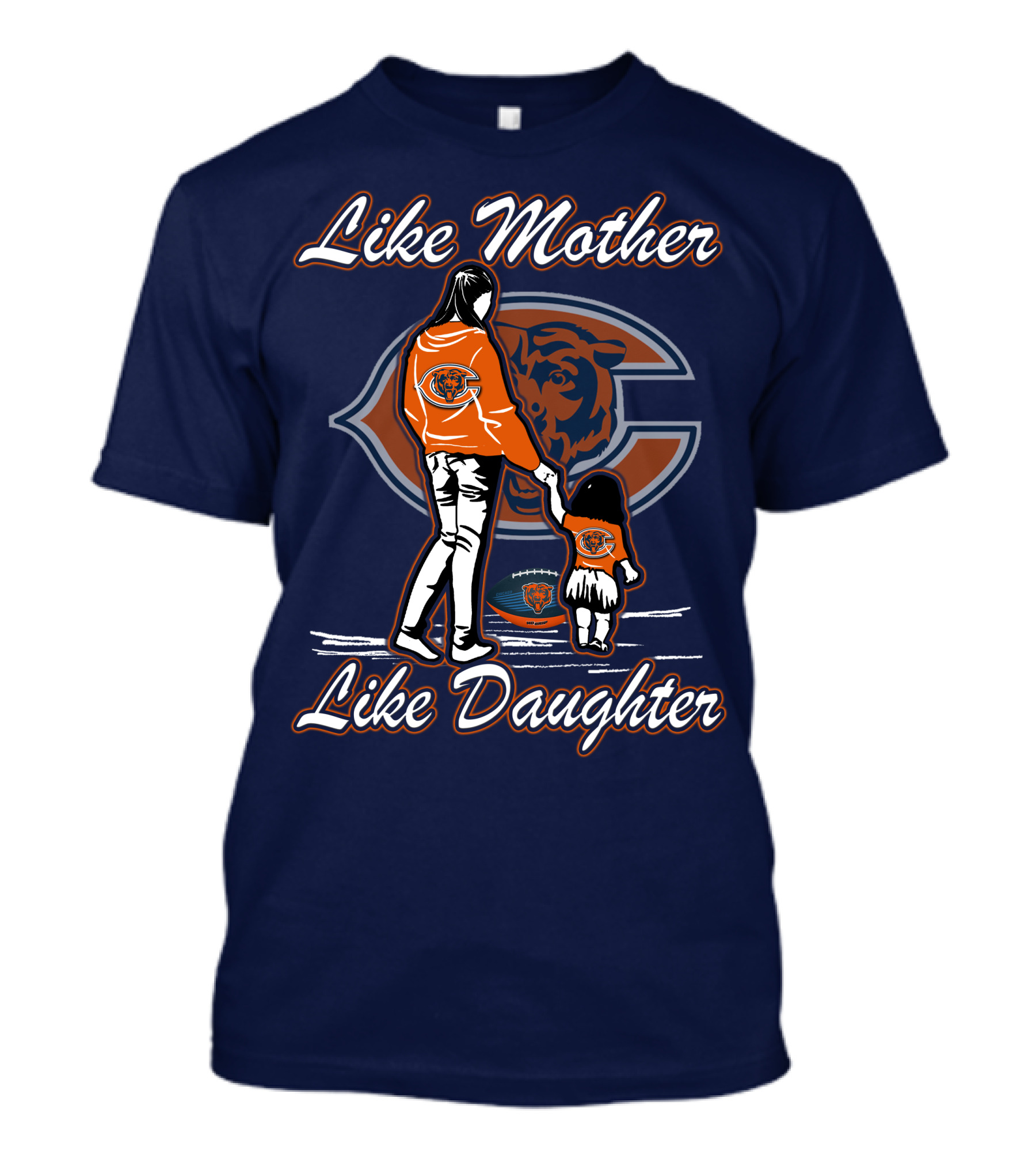 Like Mother Like Daughter Chicago Bears T-Shirt