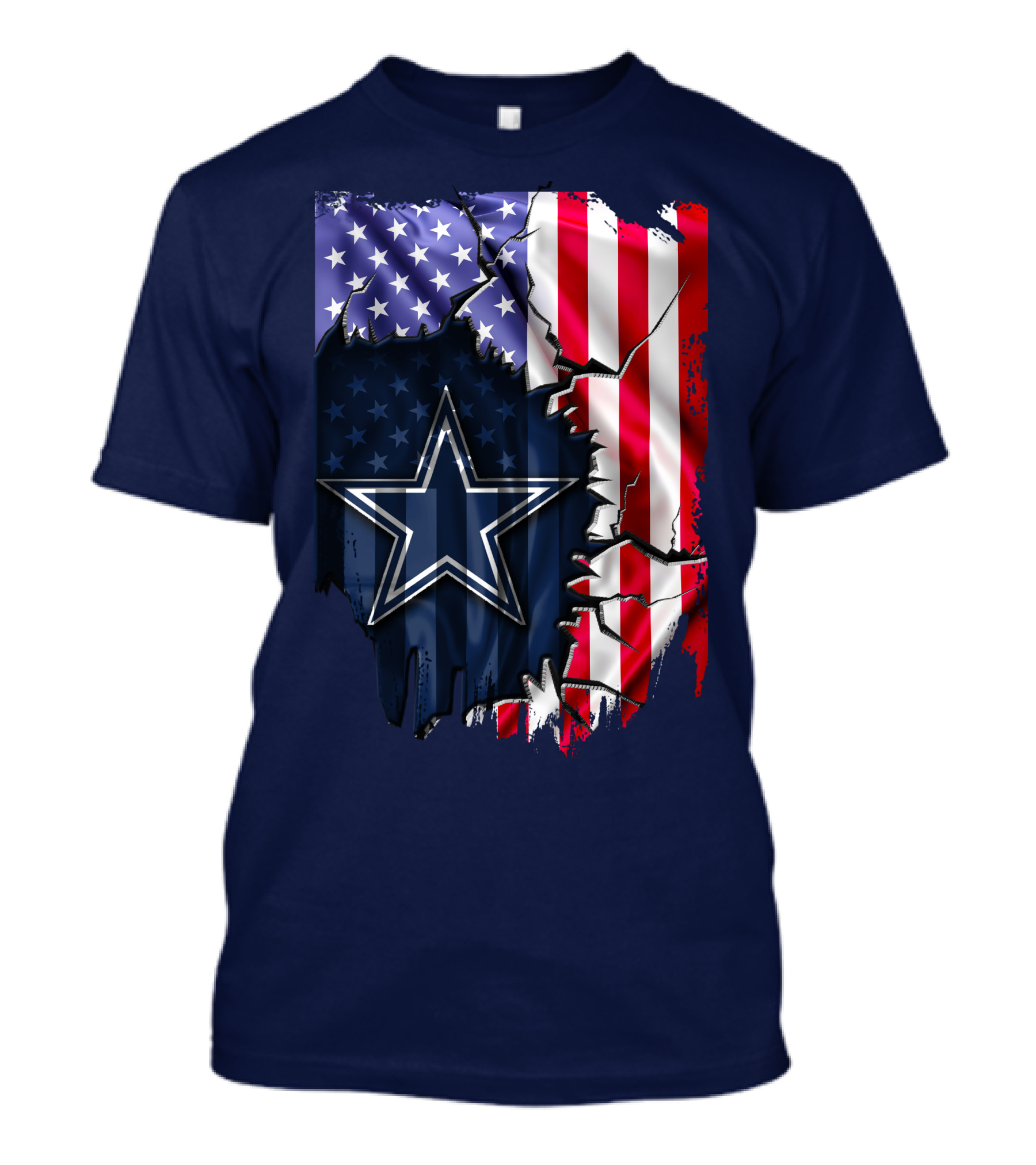 American Flag Dallas Cowboys Star T-Shirt
