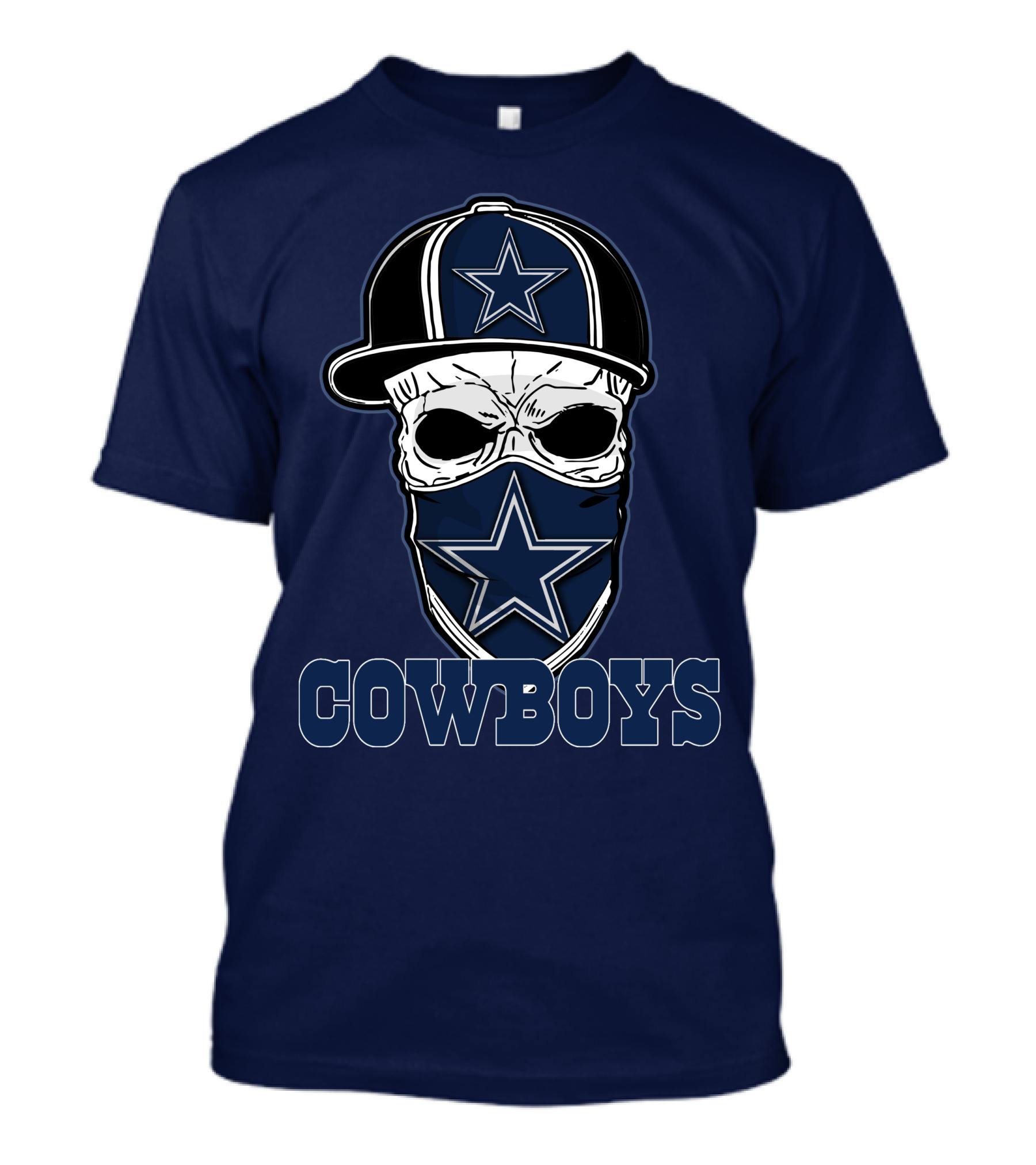 Cowboys Skull Star Hat T-Shirt