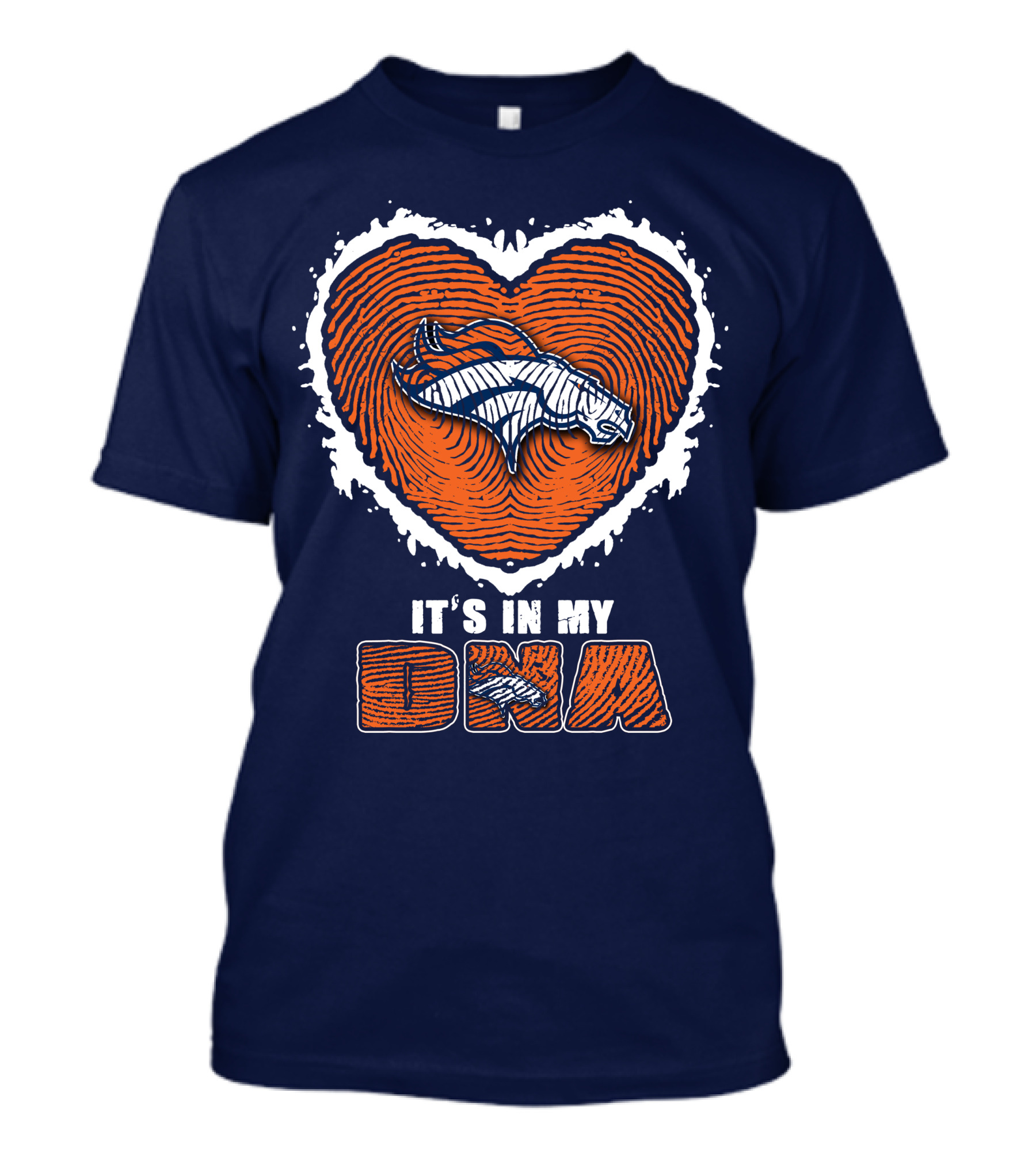 Denver Broncos Heart It's In My Dna T-Shirt