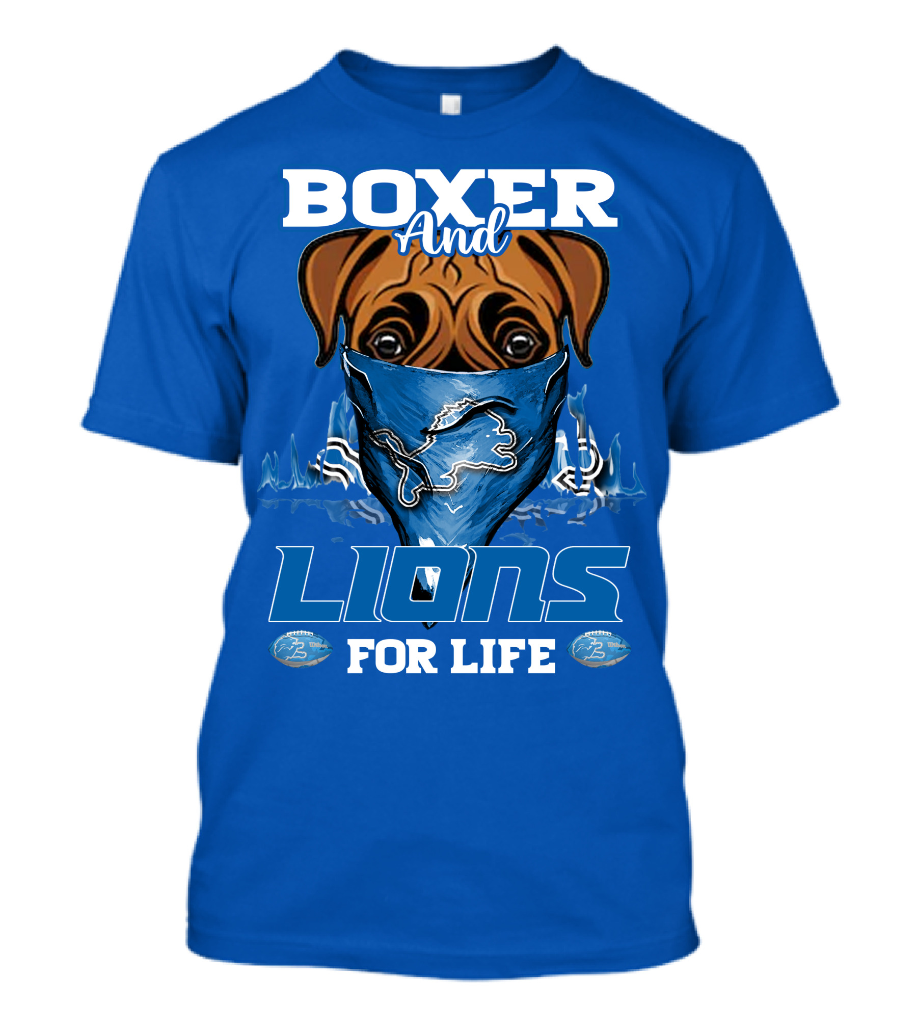 Boxer And Lions For Life T-Shirt
