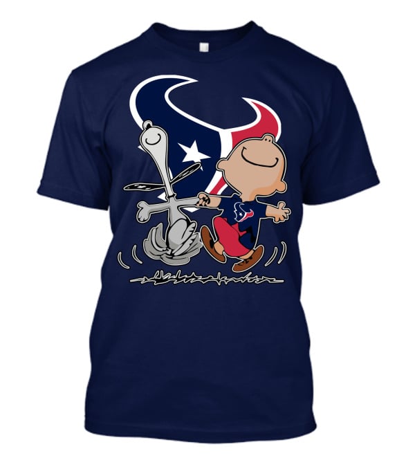 Houston Texans Snoopy And Friends Dance Vui Lòng Không Dùng Peanυts Này T-Shirt