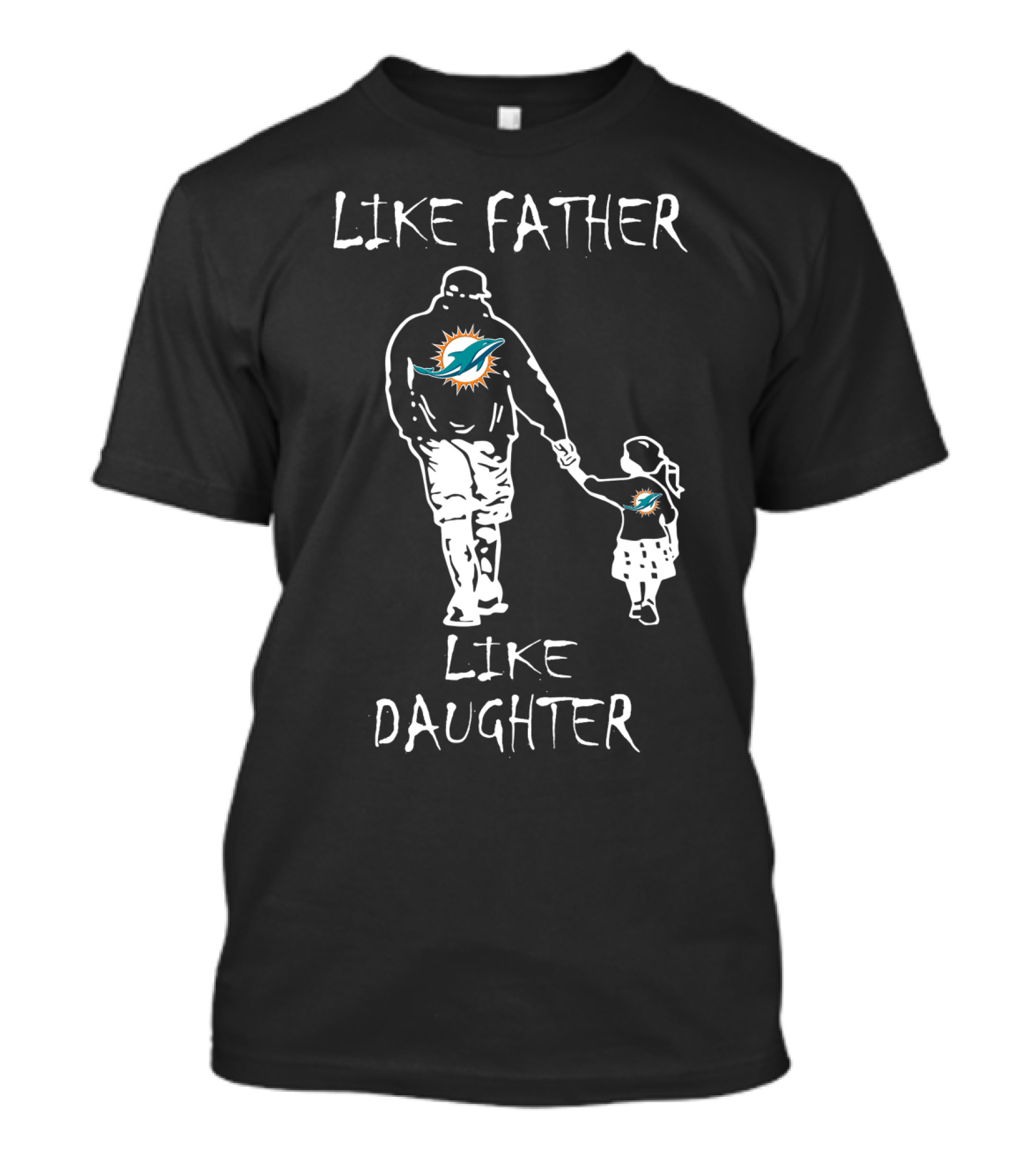 Like Father Like Daughter Miami Dolphins Fan Connection T-Shirt
