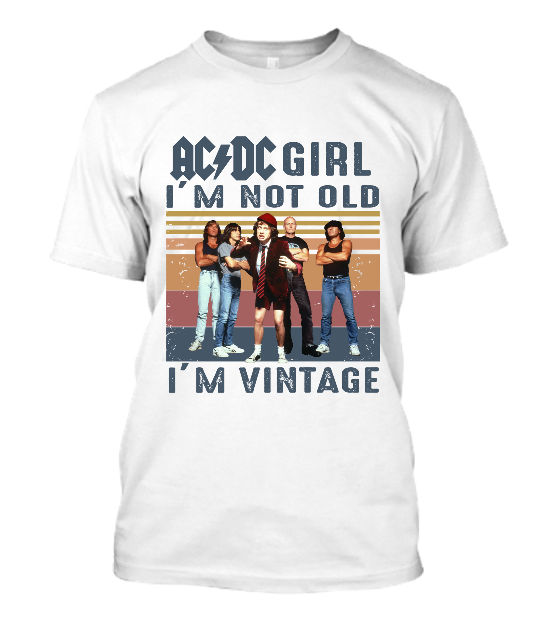 ACDC Girl I'm Not Old I'm Vintage T-Shirt