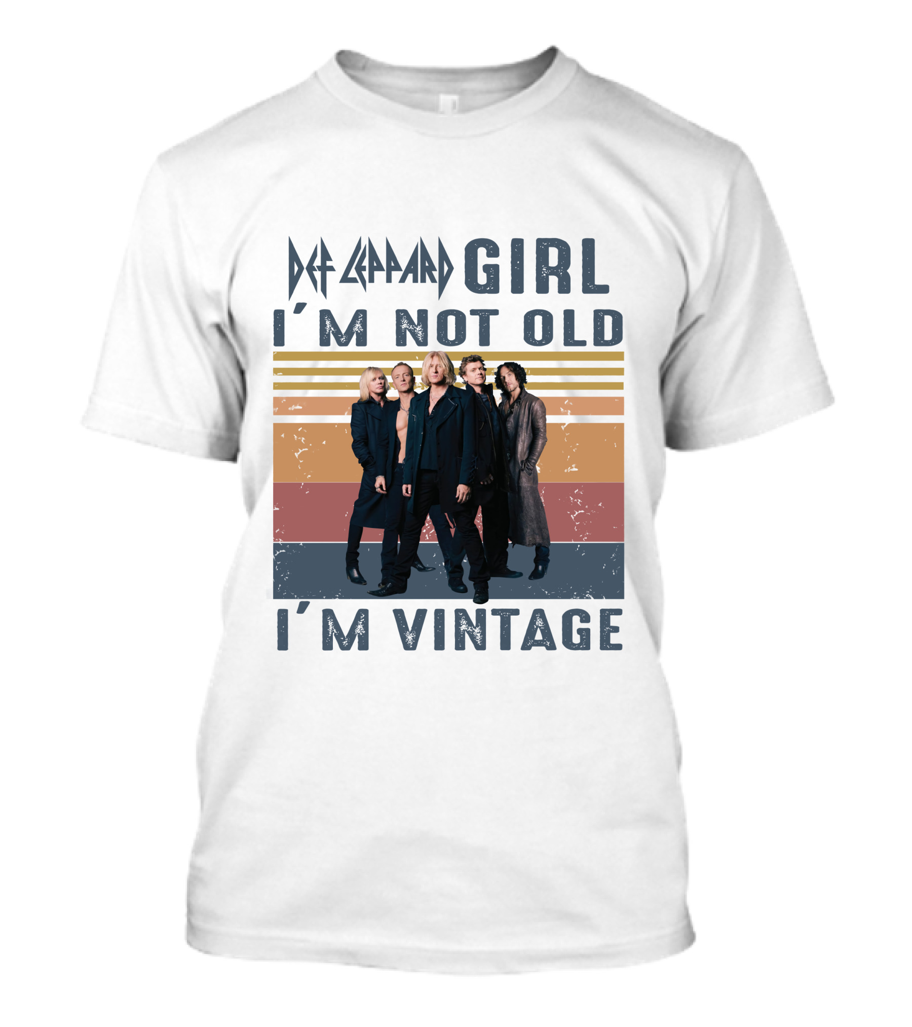 Def Leppard Girl I'm Not Old I'm Vintage T-Shirt