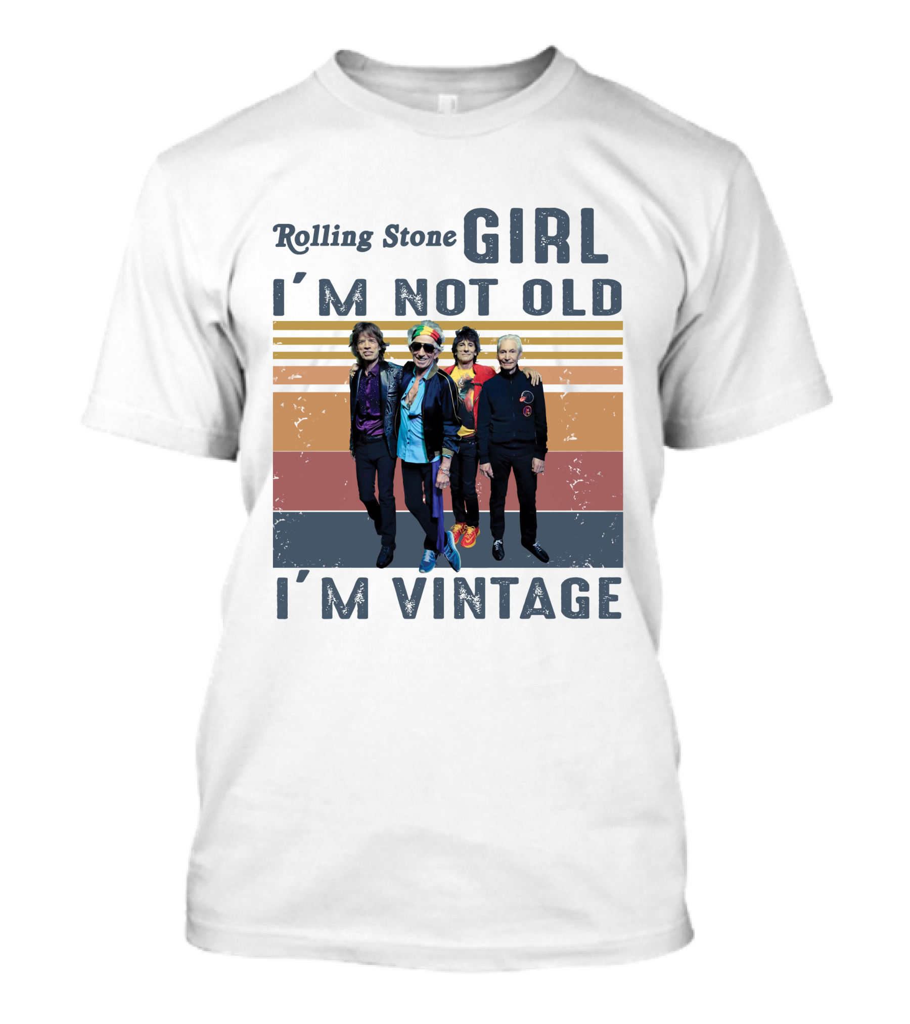 Rolling Stone Girl I'm Not Old I'm Vintage T-Shirt