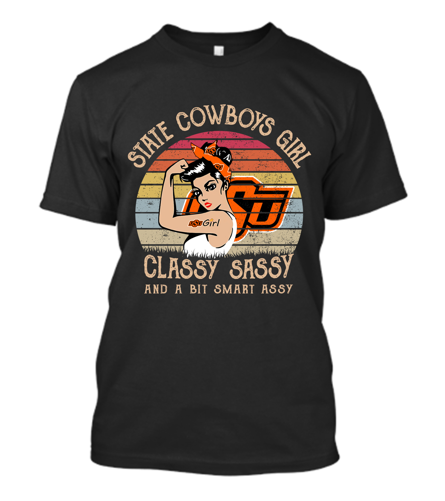 State Cowboys Girl Classy Sassy And A Bit Smart Assy T-Shirt