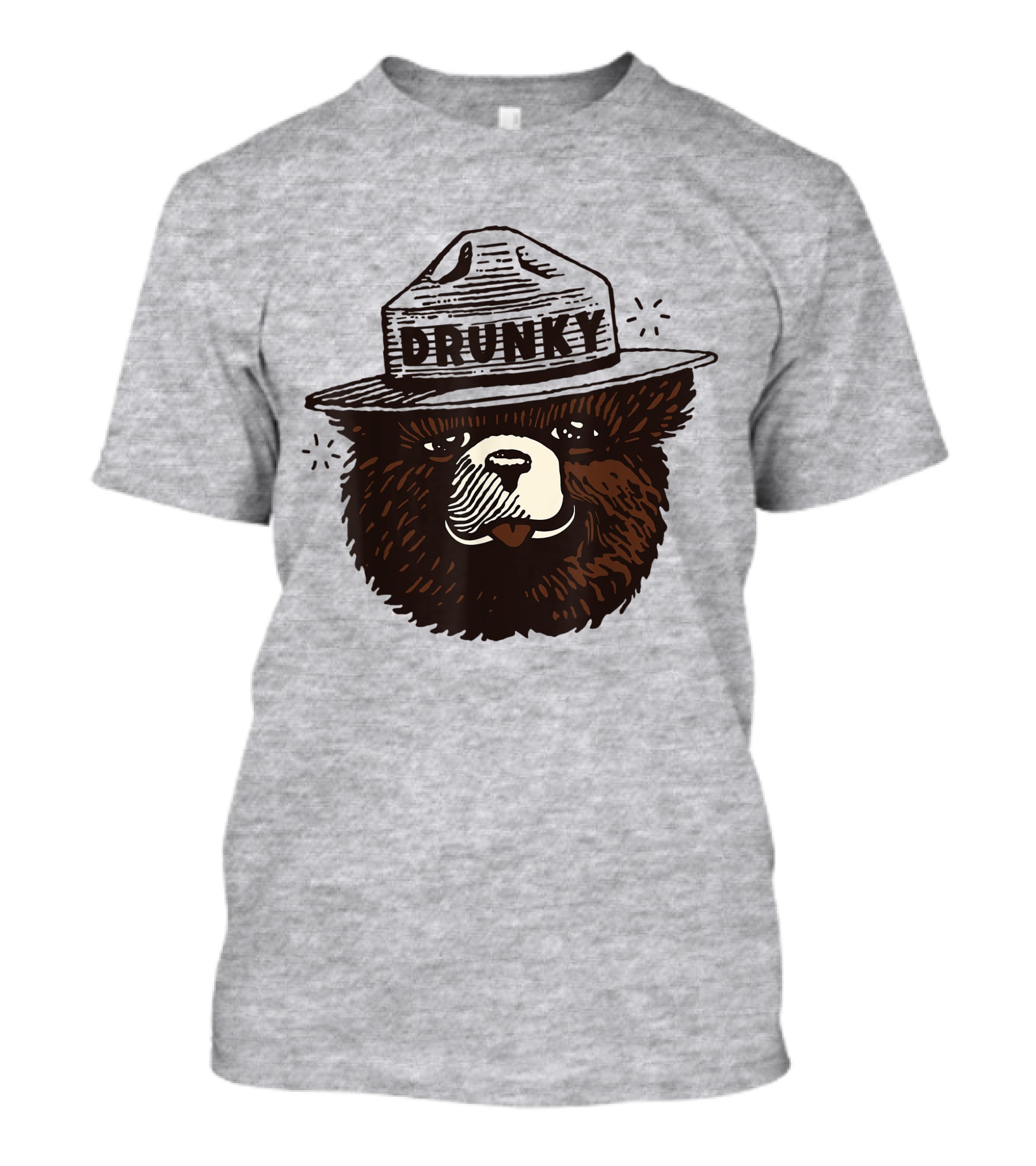 Drunky The Bear With Hat T-Shirt