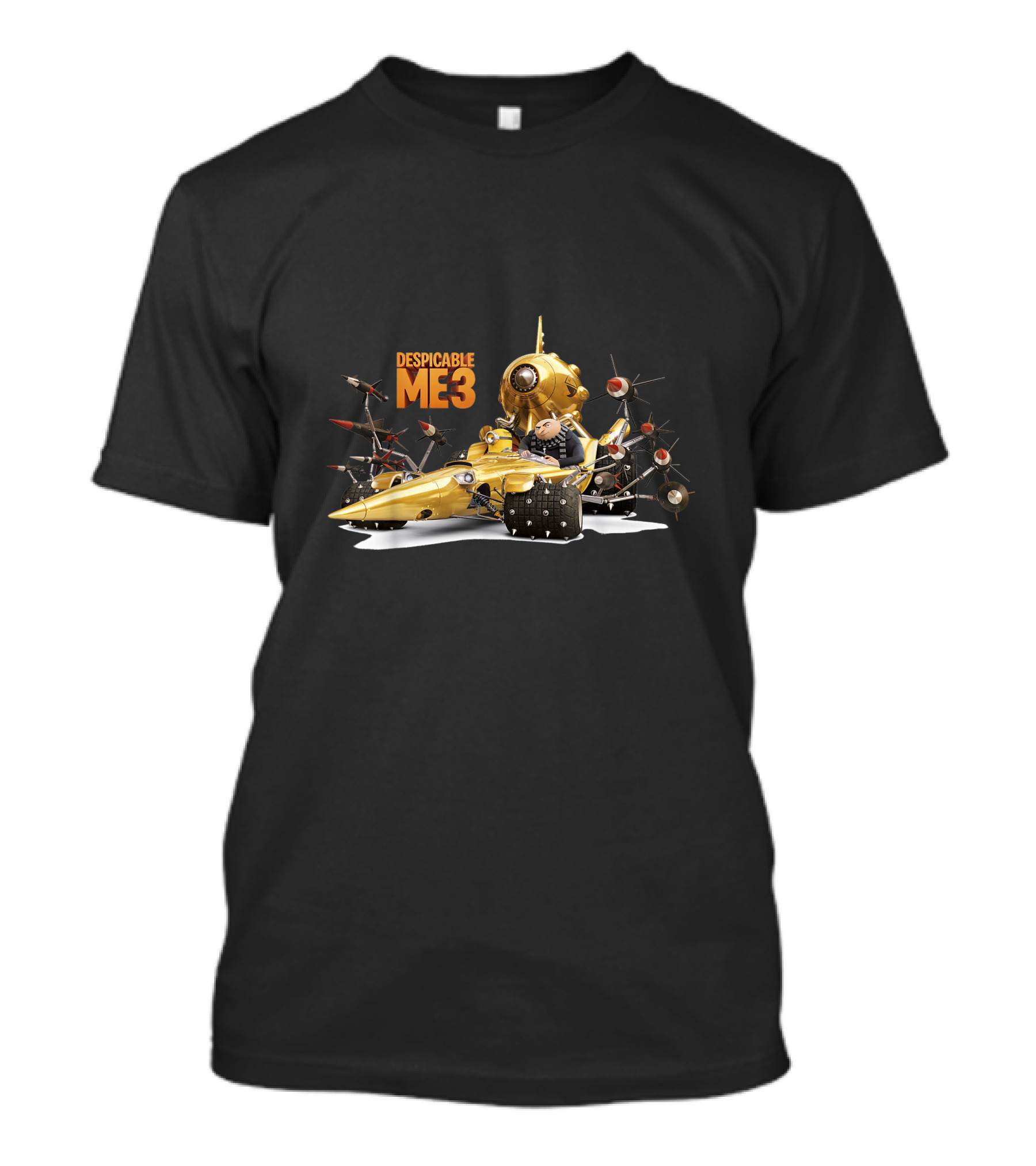 Despicable Me 3 Gru In Gold Submarine With Transforming Gadgets T-Shirt