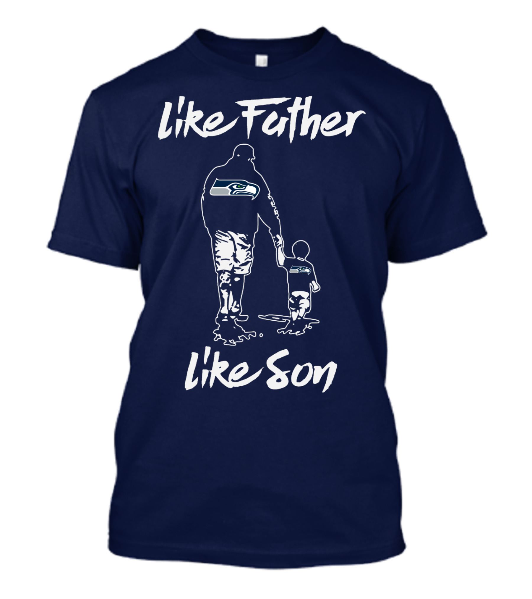 Seattle Seahawks Like Father Like Son T-Shirt