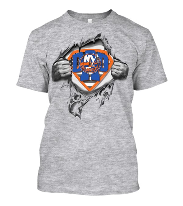SUPERDAD New York Islanders Logo Superman T-Shirt