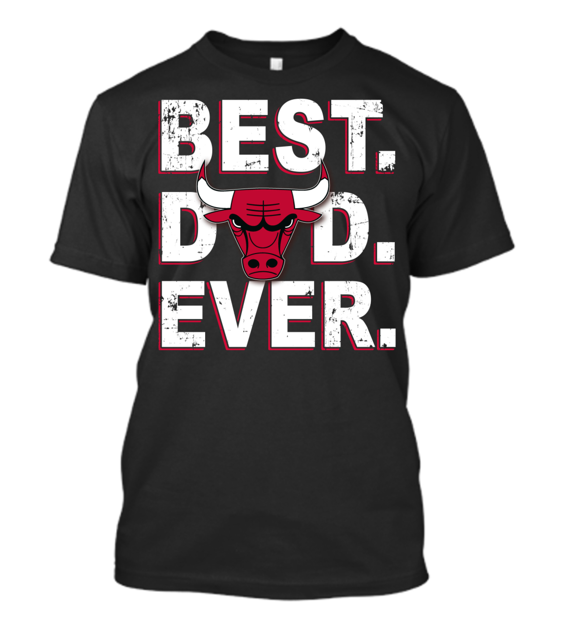Best Dad Ever Chicago Bulls T-Shirt