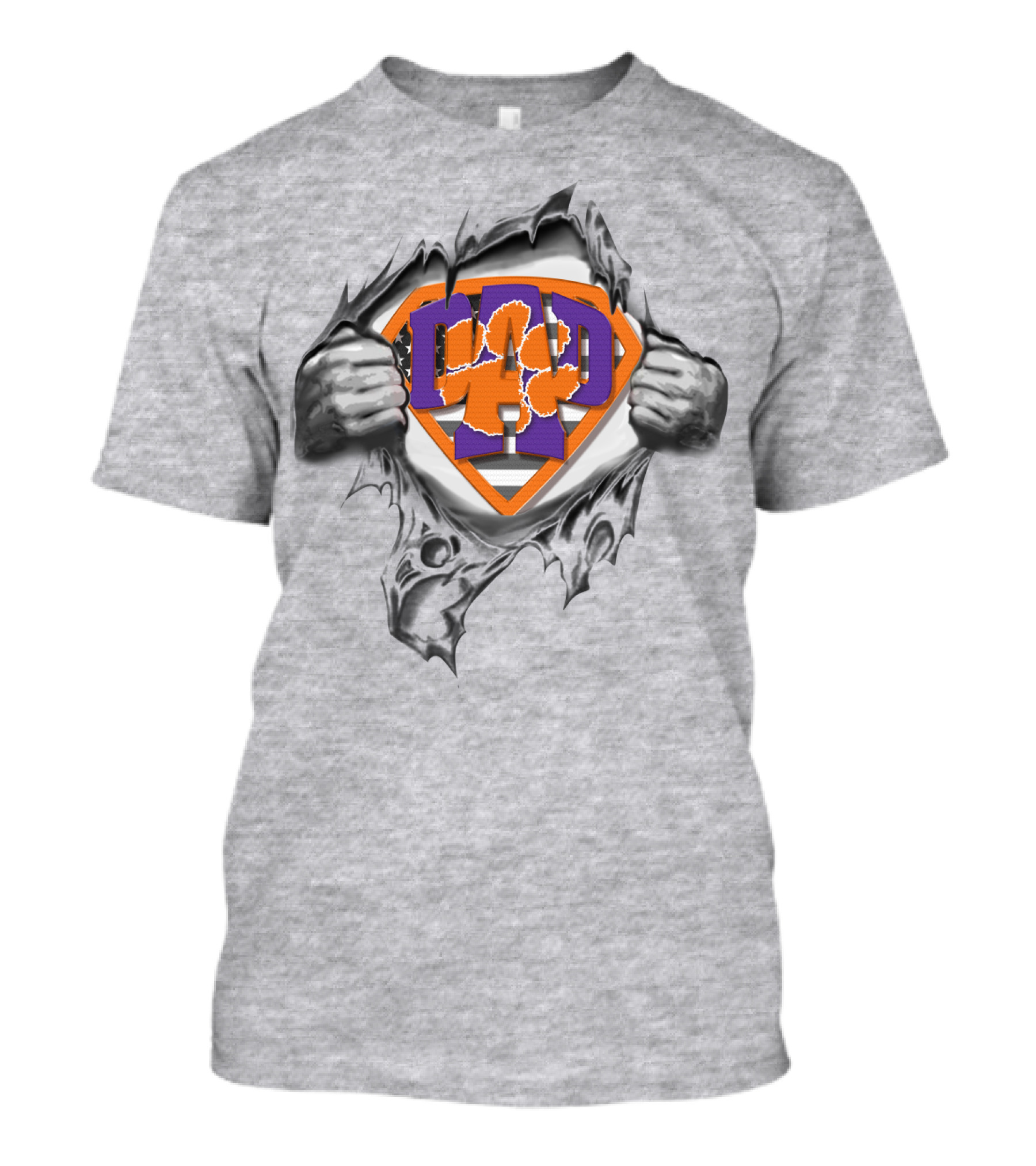 Superdad Clemson Tigers Dad T-Shirt