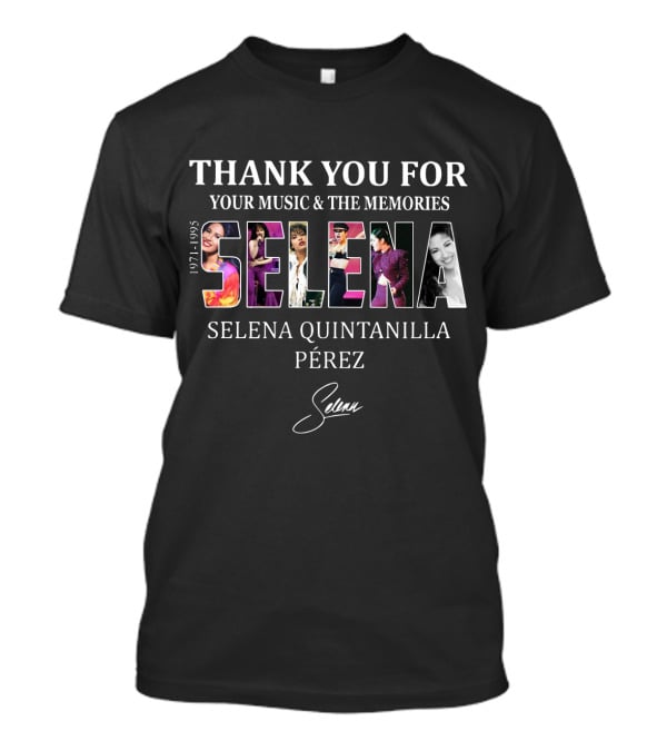 Thank You For Your Music And The Memories Selena Quintanilla Pérez 1971-1995 T-Shirt