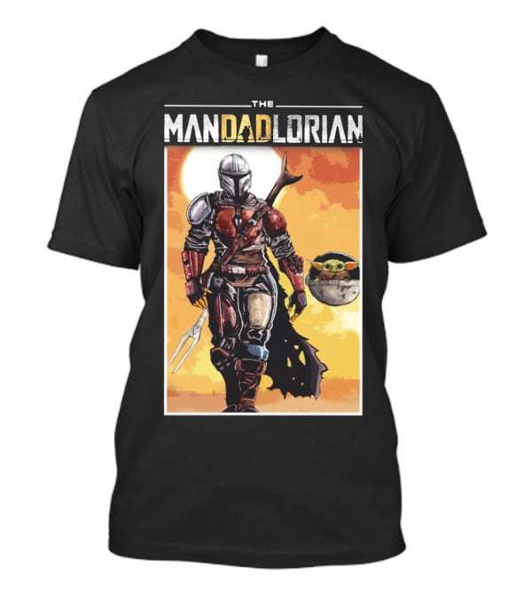 The Mandadlorian Dad Yoda The Mandalorian T-Shirt