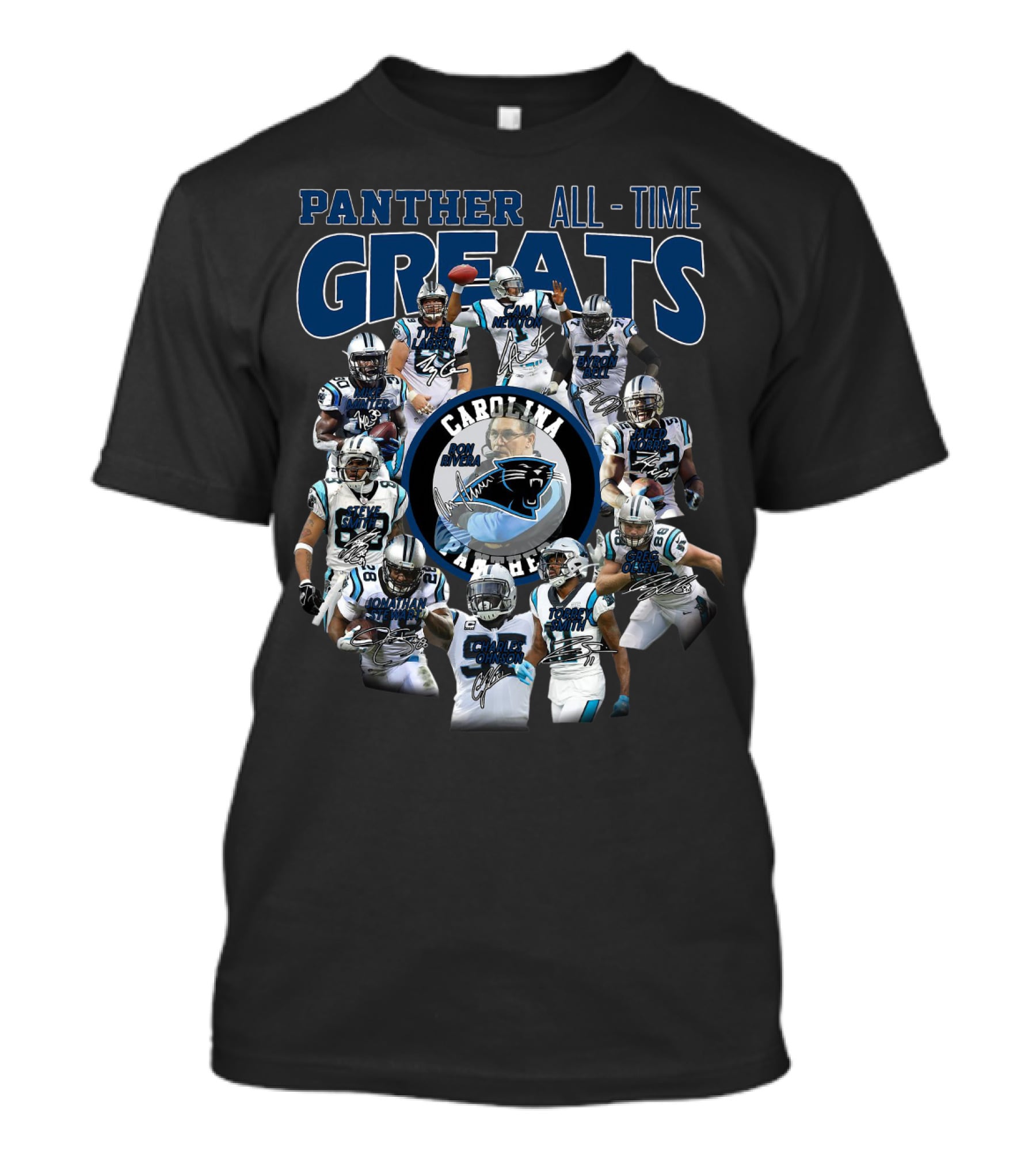 PANTHER ALL-TIME GREATS CAROLINA PANTHERS T-Shirt