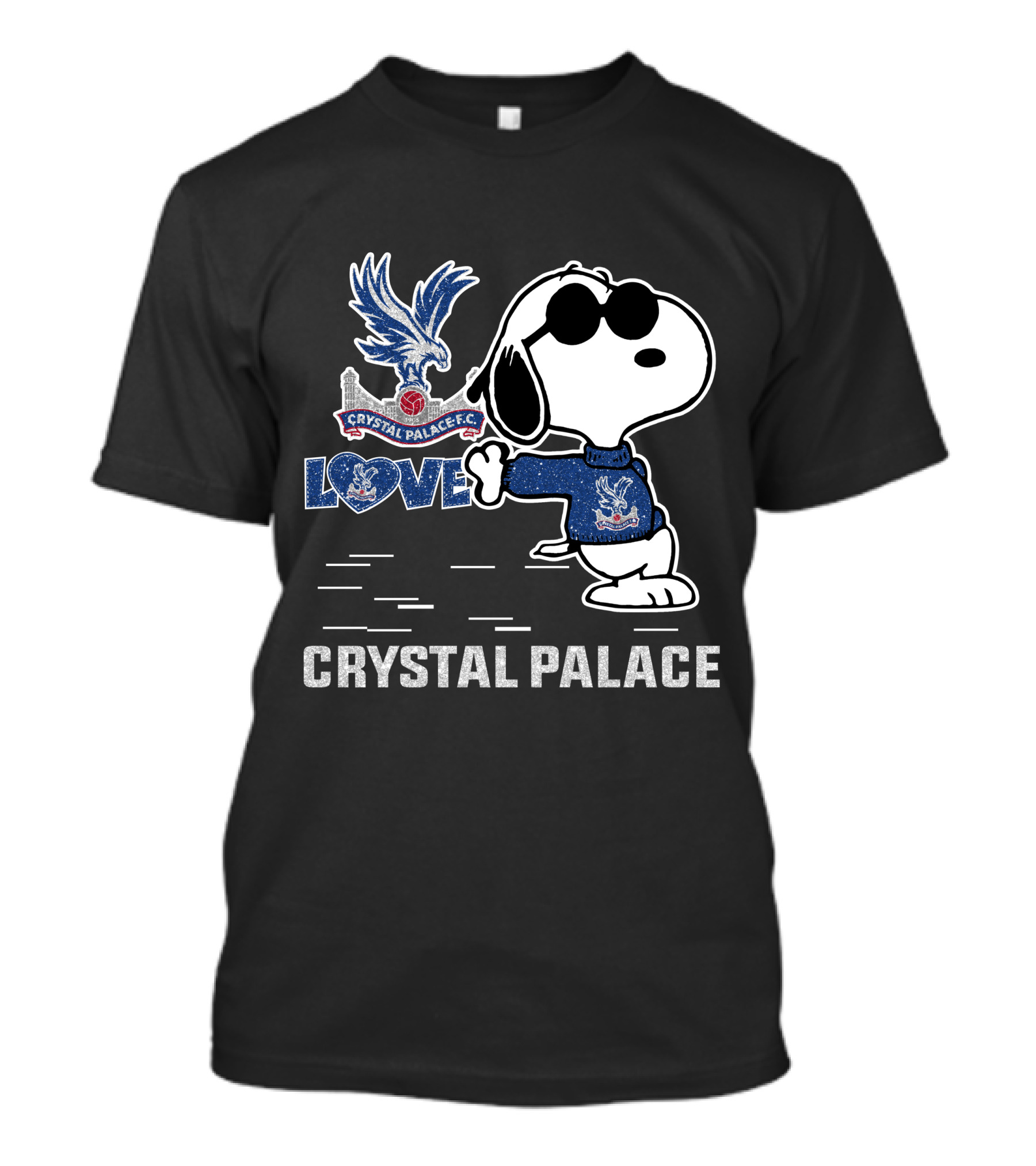 Snoopy Love Crystal Palace Fc Crystal Palace T-Shirt