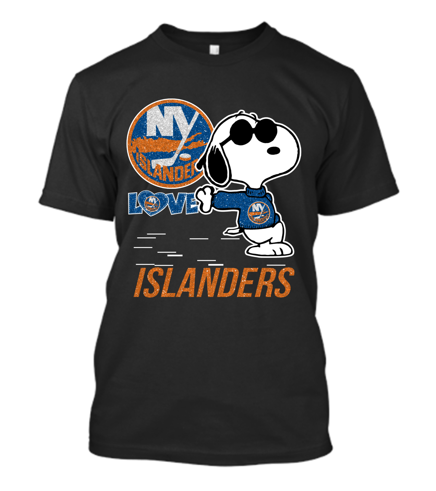 Snoopy Love NY Islanders T-Shirt