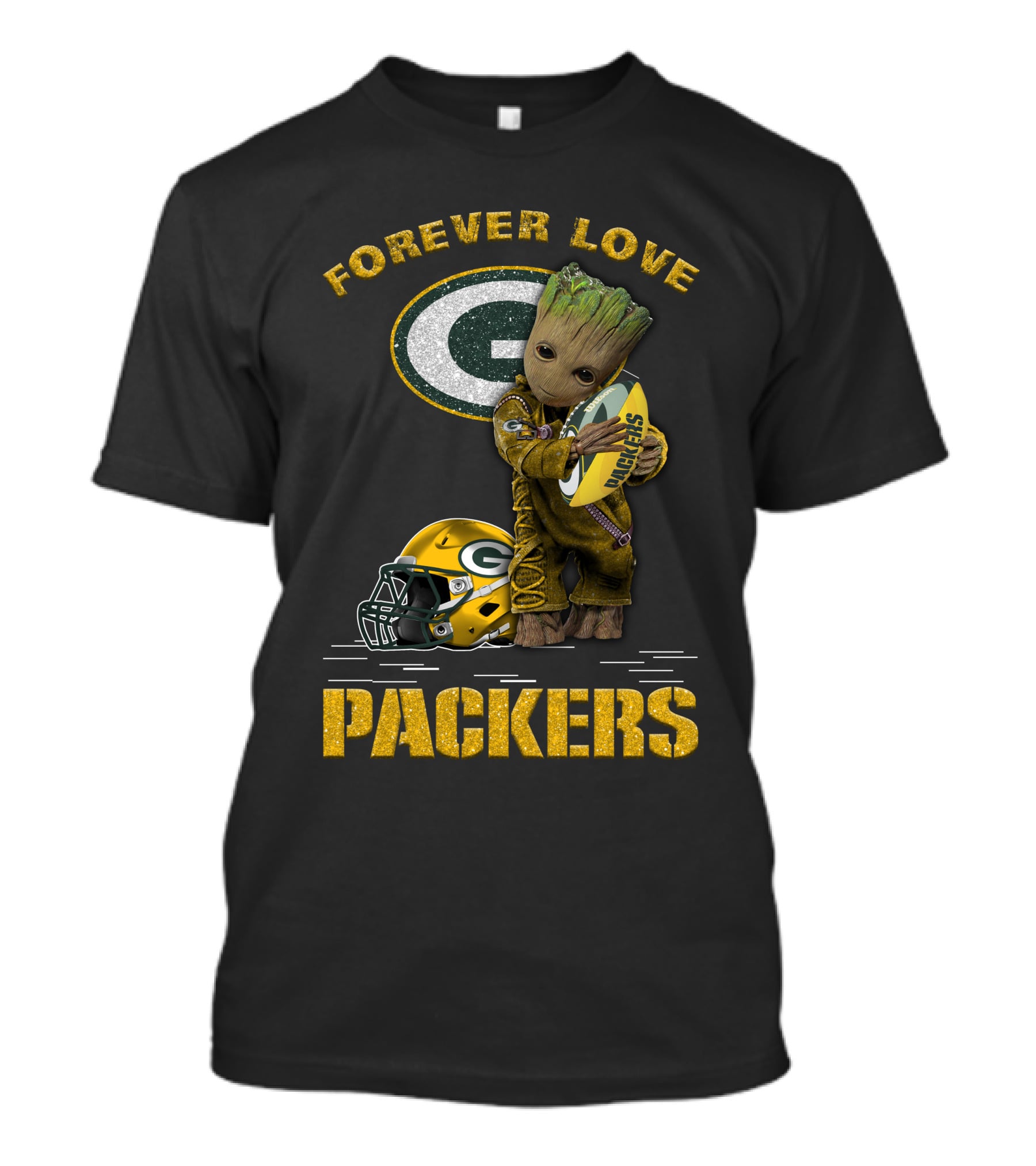 Forever Love Packers Groot Green Bay T-Shirt