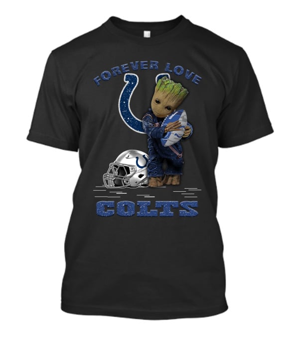 Forever Love Groot Indianapolis Colts Football T-Shirt