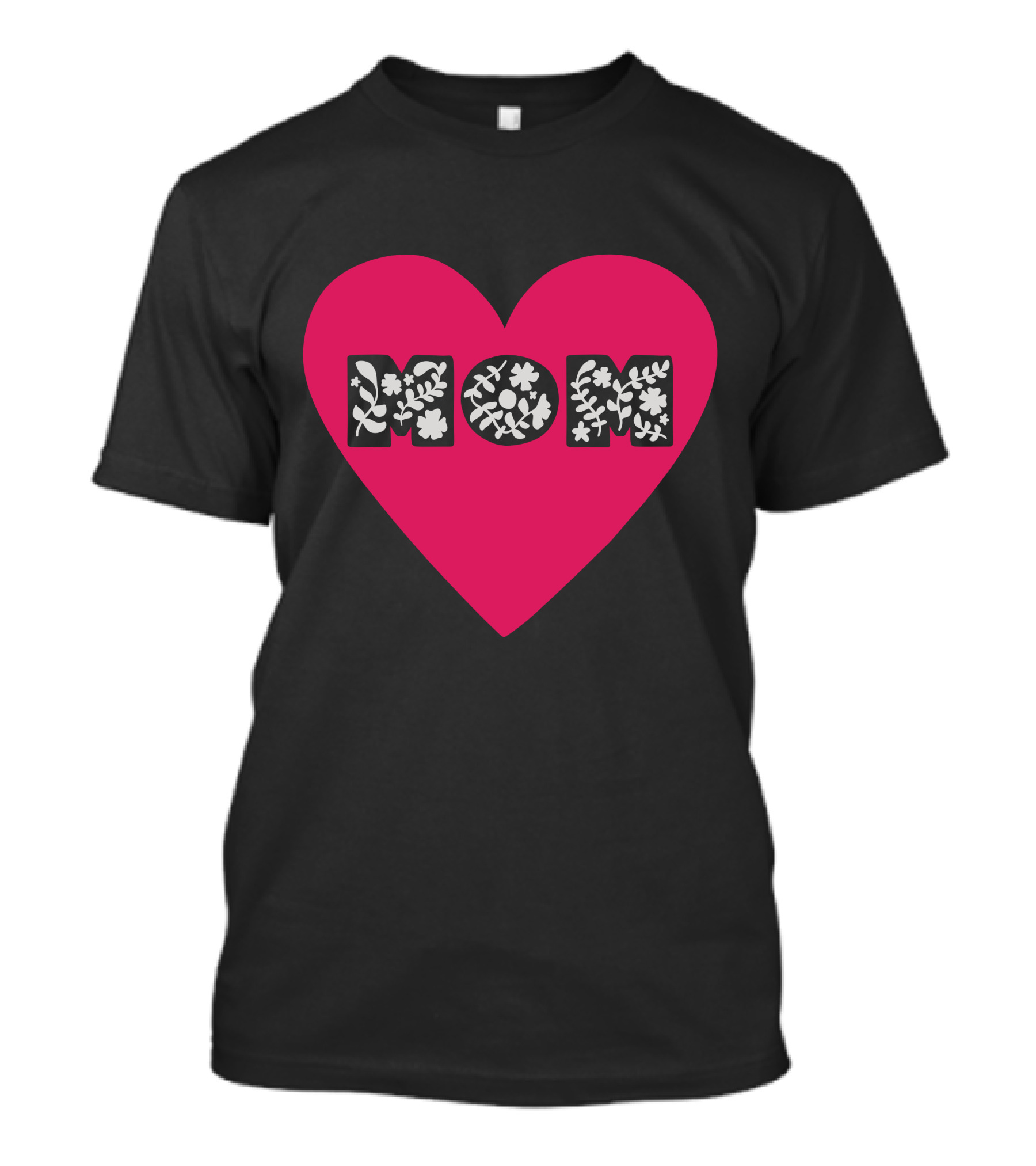 MOM Floral Heart T-Shirt