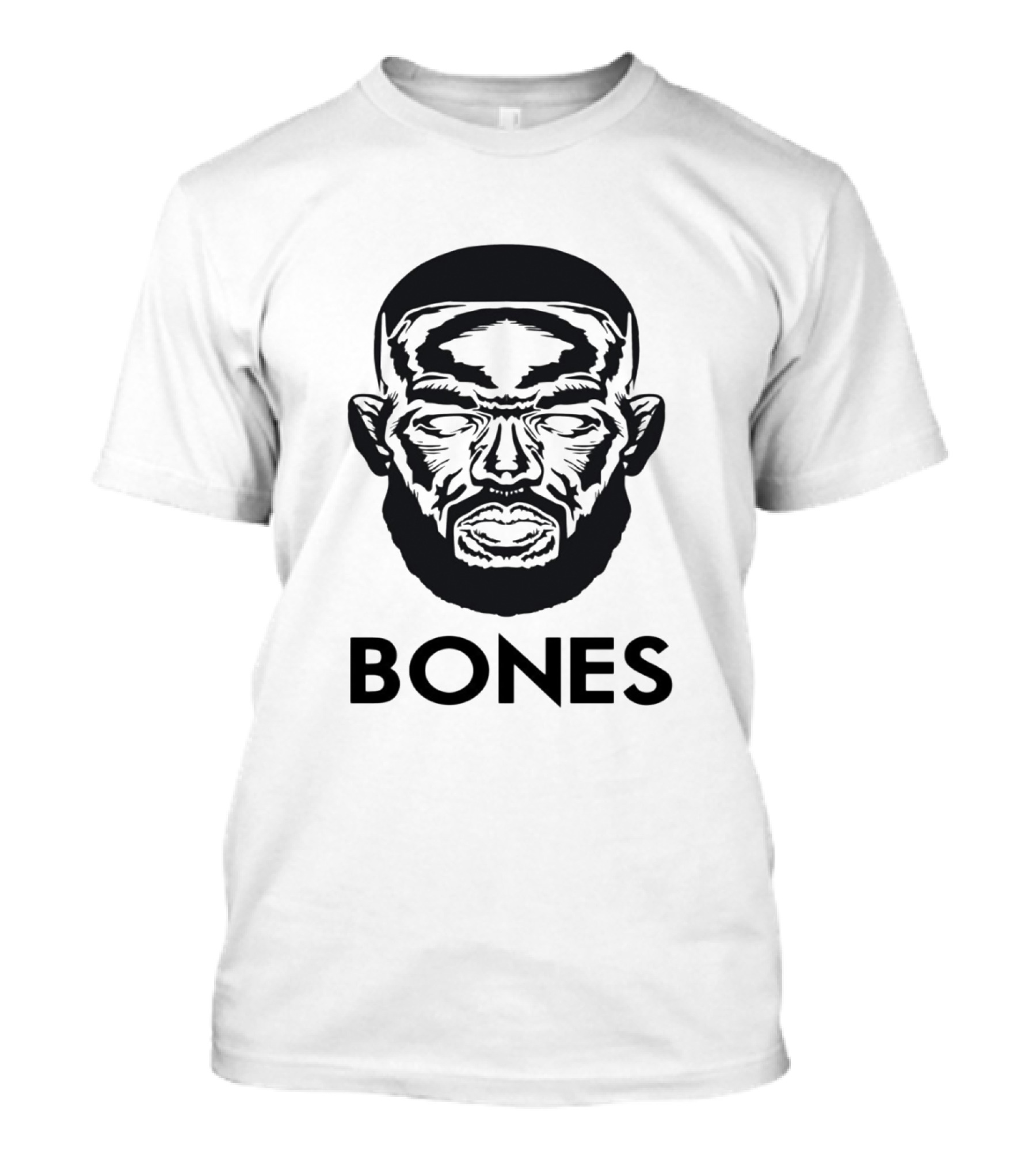 Bones Face Illustration Cool Man Jon Bones Jones T-Shirt
