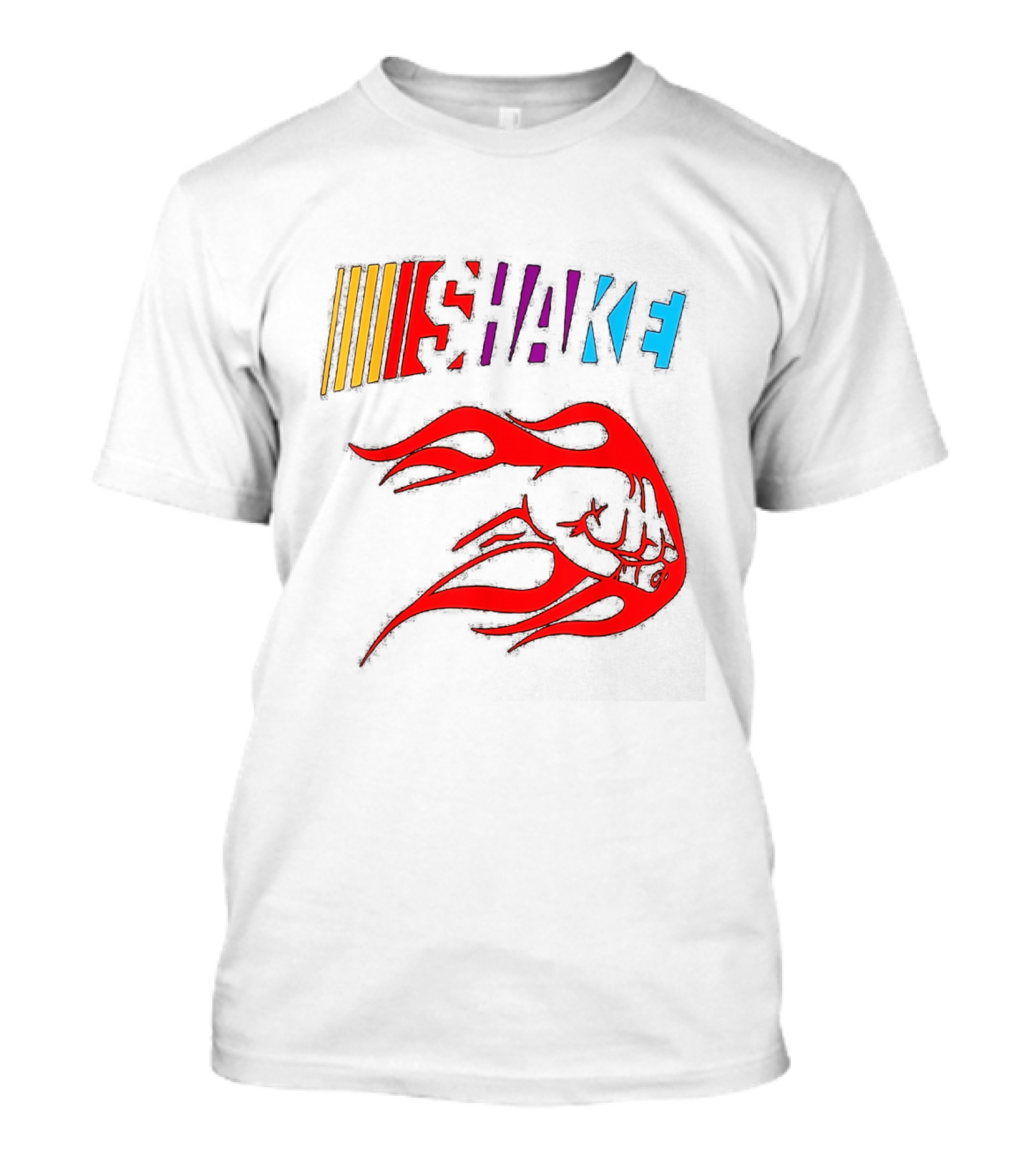 SHAKE And Bake Racing Flames Muscle Car Inspired Shirt For Man T-Shirt