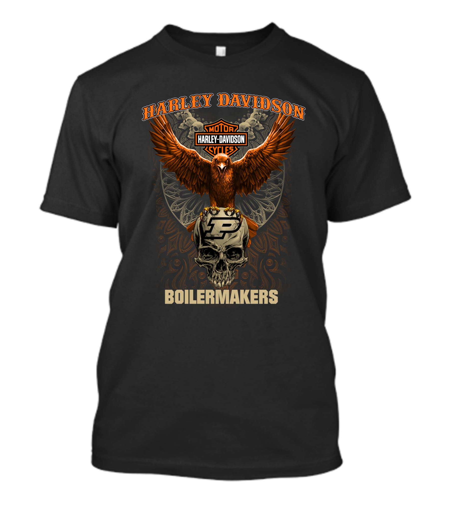 Harley Davidson Boilermakers Purdue Motorcycles T-Shirt