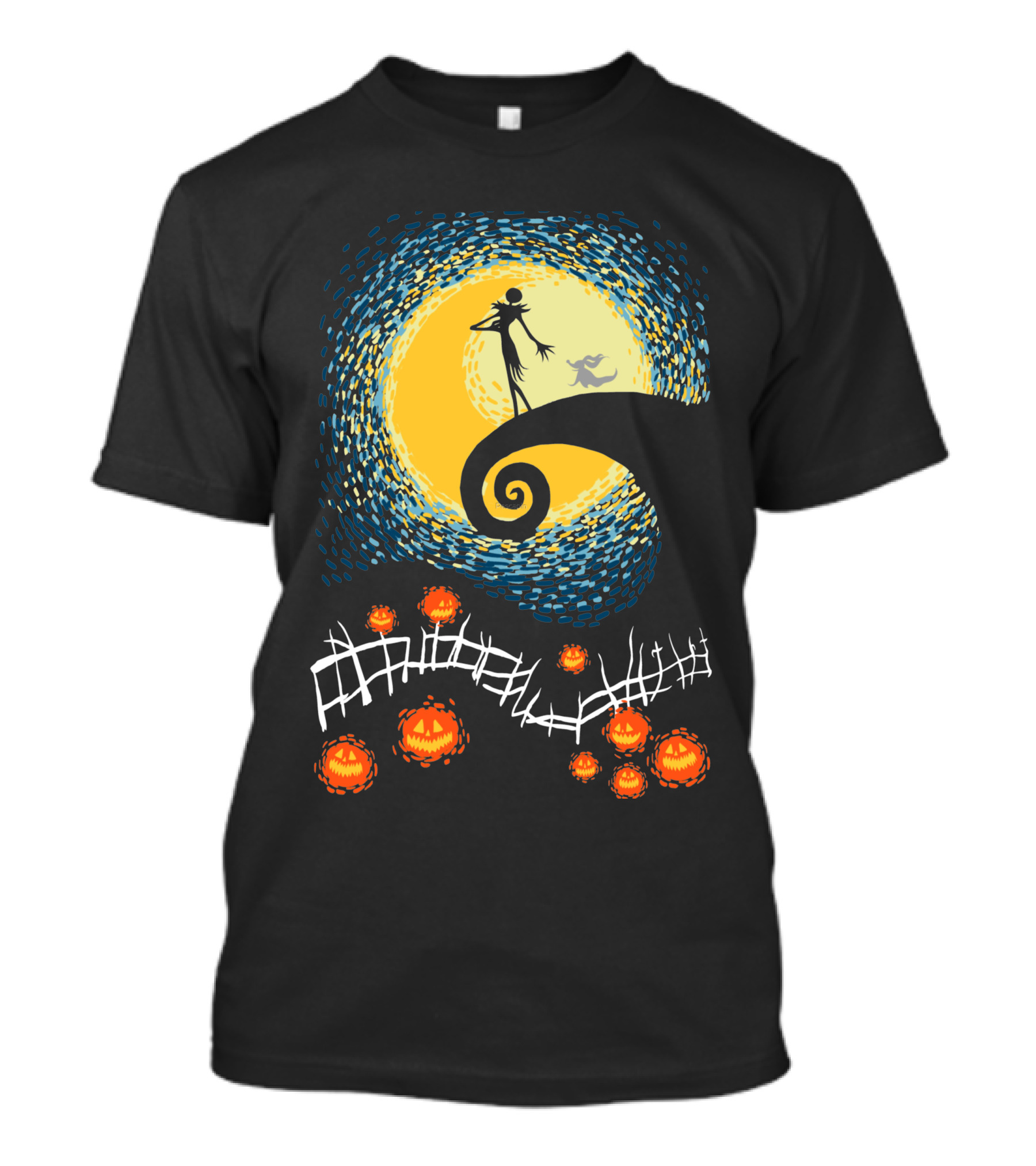 Starry Nightmare Before Christmas Van Gogh T-Shirt