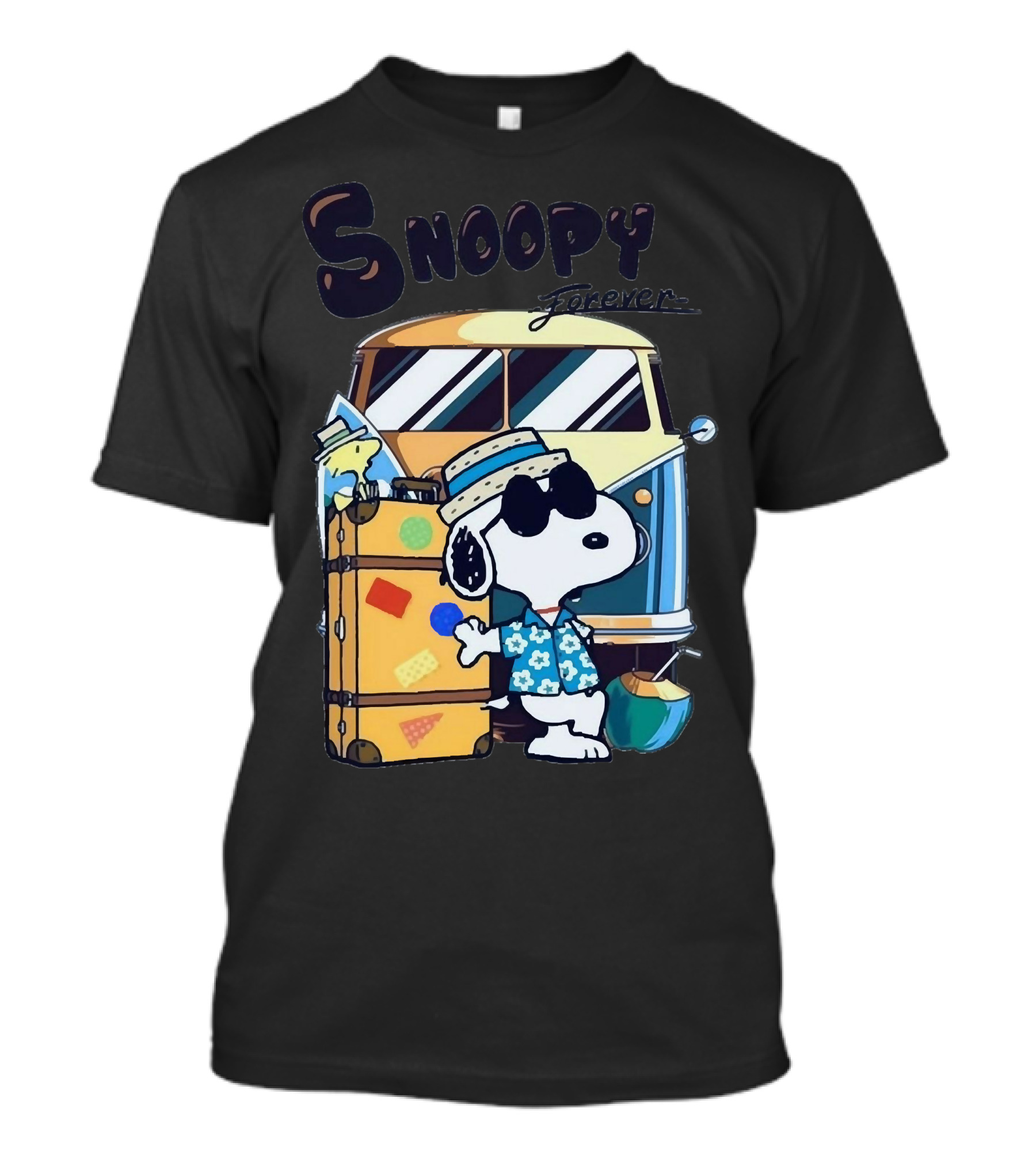 Snoopy Forever Vintage Travel Adventure T-Shirt