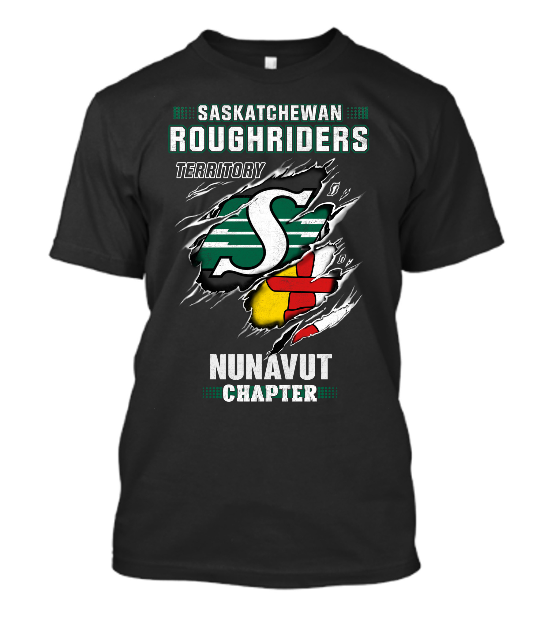 Saskatchewan Roughriders Territory Nunavut Chapter T-Shirt