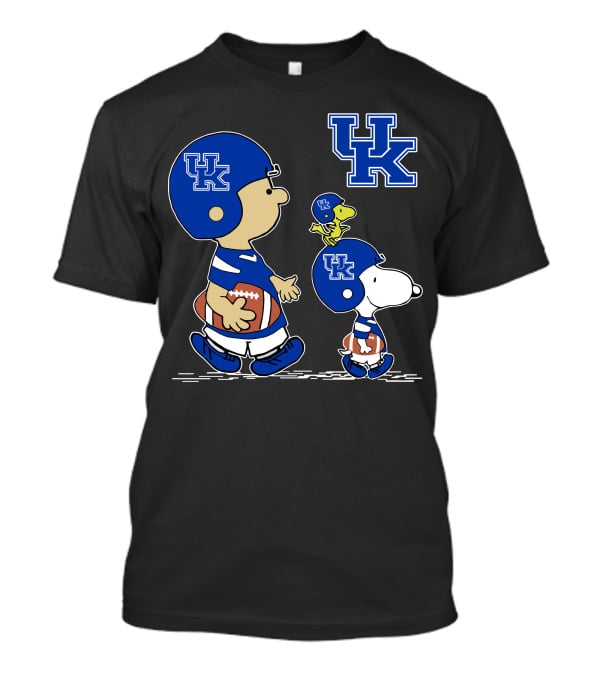Uk Wildcats Football Peanuts Characters T-Shirt