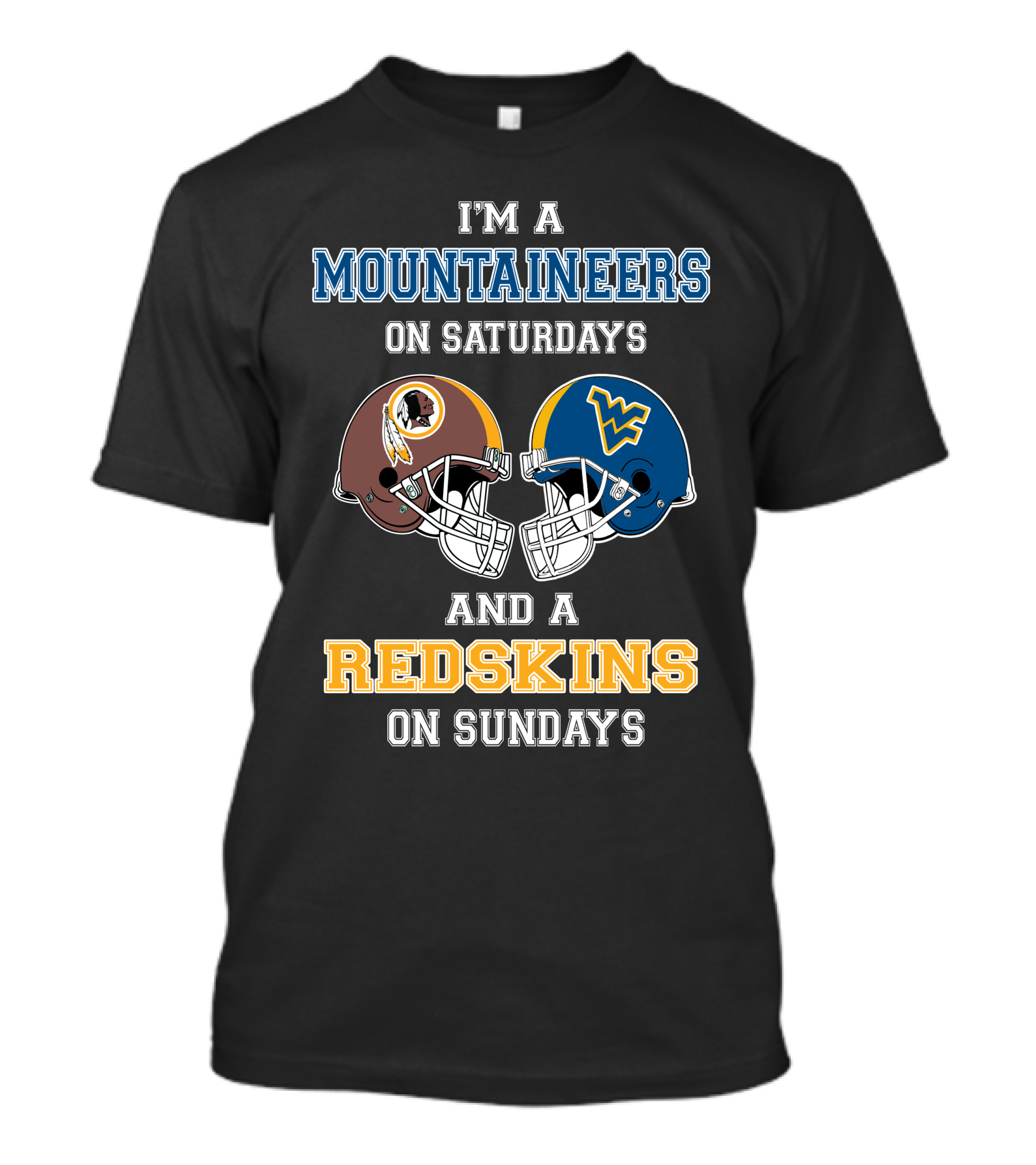 Mountaineers Saturdays Redskins Sundays T-Shirt
