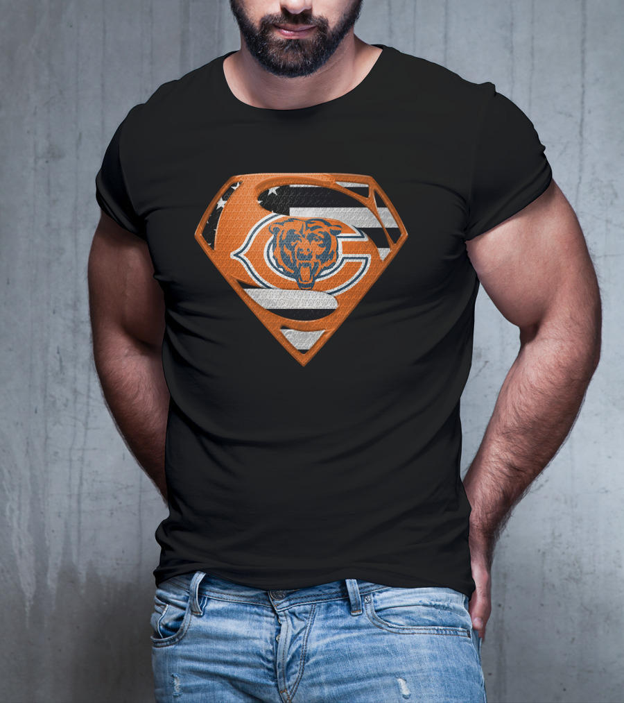 Chicago Bears Superman Shield T-Shirt