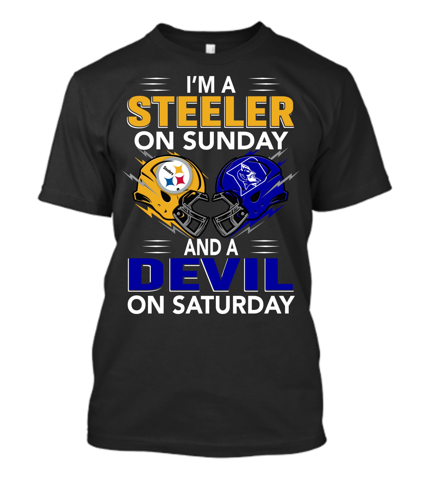 I'm A Steeler On Sunday And A Devil On Saturday T-Shirt